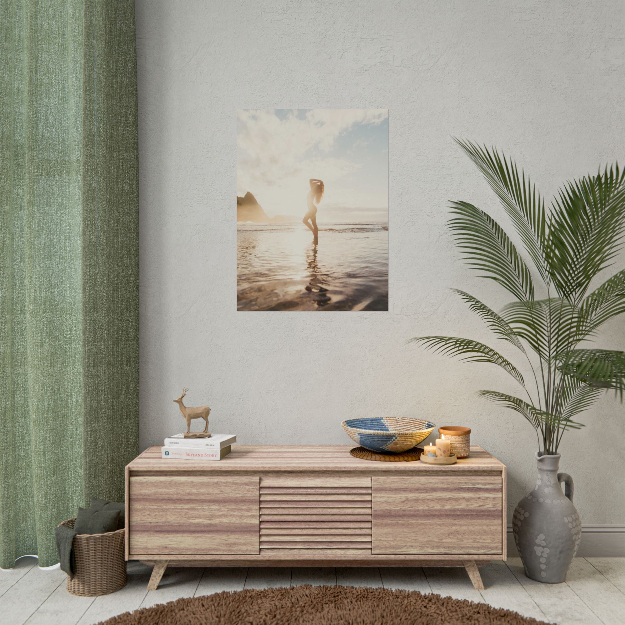 nature-ocean-nude-aesthetic-sun-poster-wall-art-beach-home-decor-coastal-poster-boho-living-room-picture-large-artwork-gift