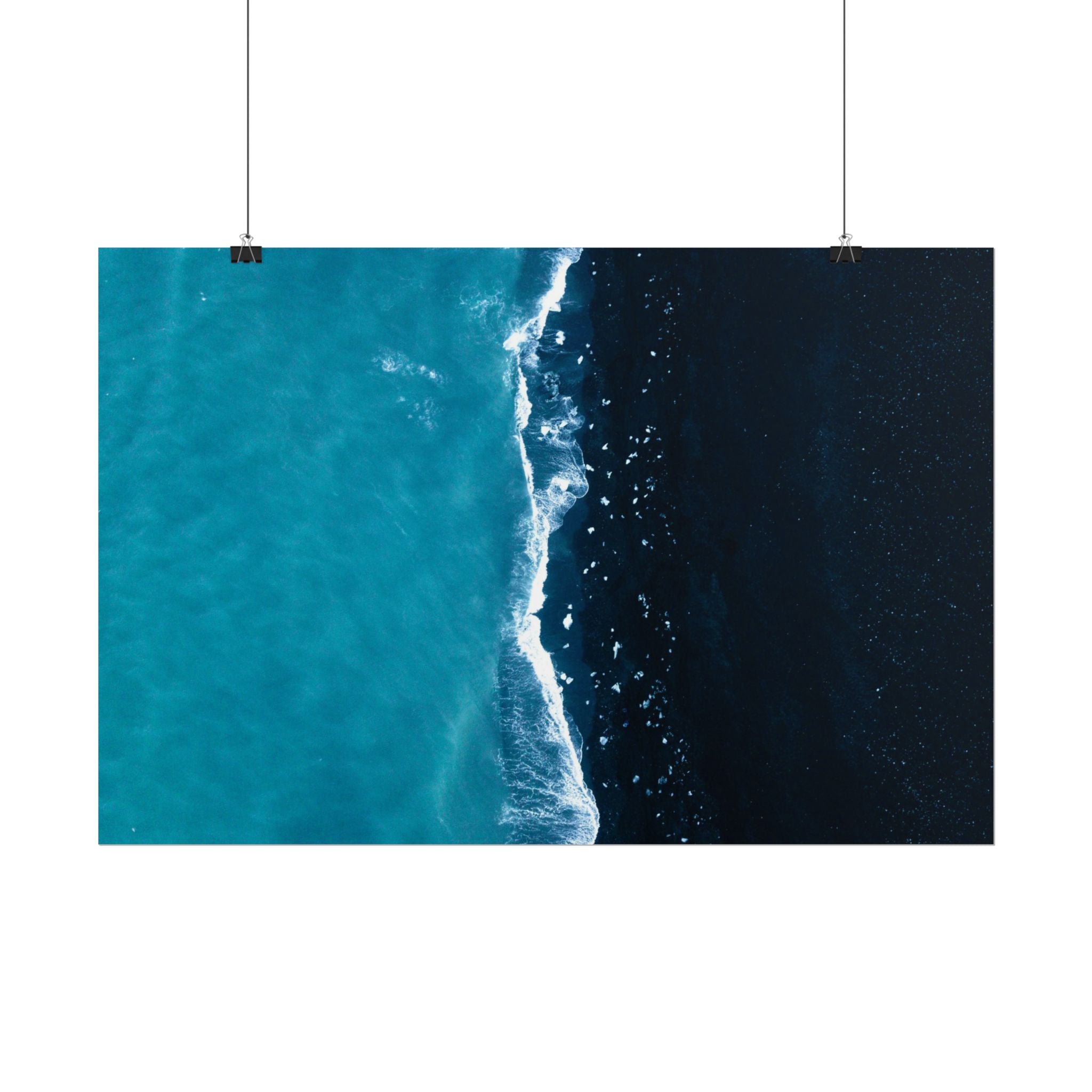 ocean-minimalist-decor-poster-print-beach-wall-art-coastal-photography-blue-ocean-print-sand-landscape-home-office-decoration