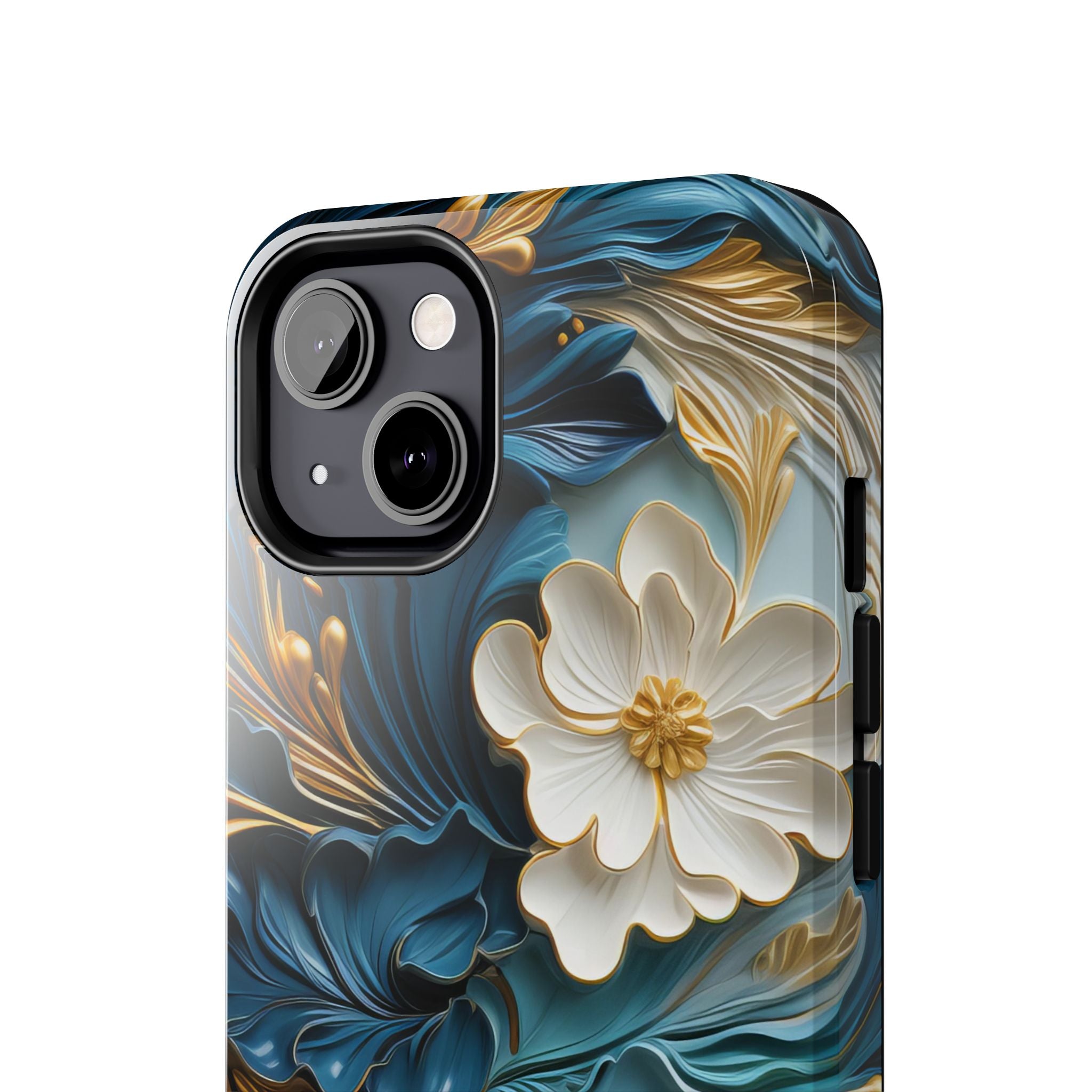 textured-art-nouveau-floral-tough-phone-case-cottagecore-iphone-case-unique-floral-phone-cover-vintage-style-iphone-case-prot
