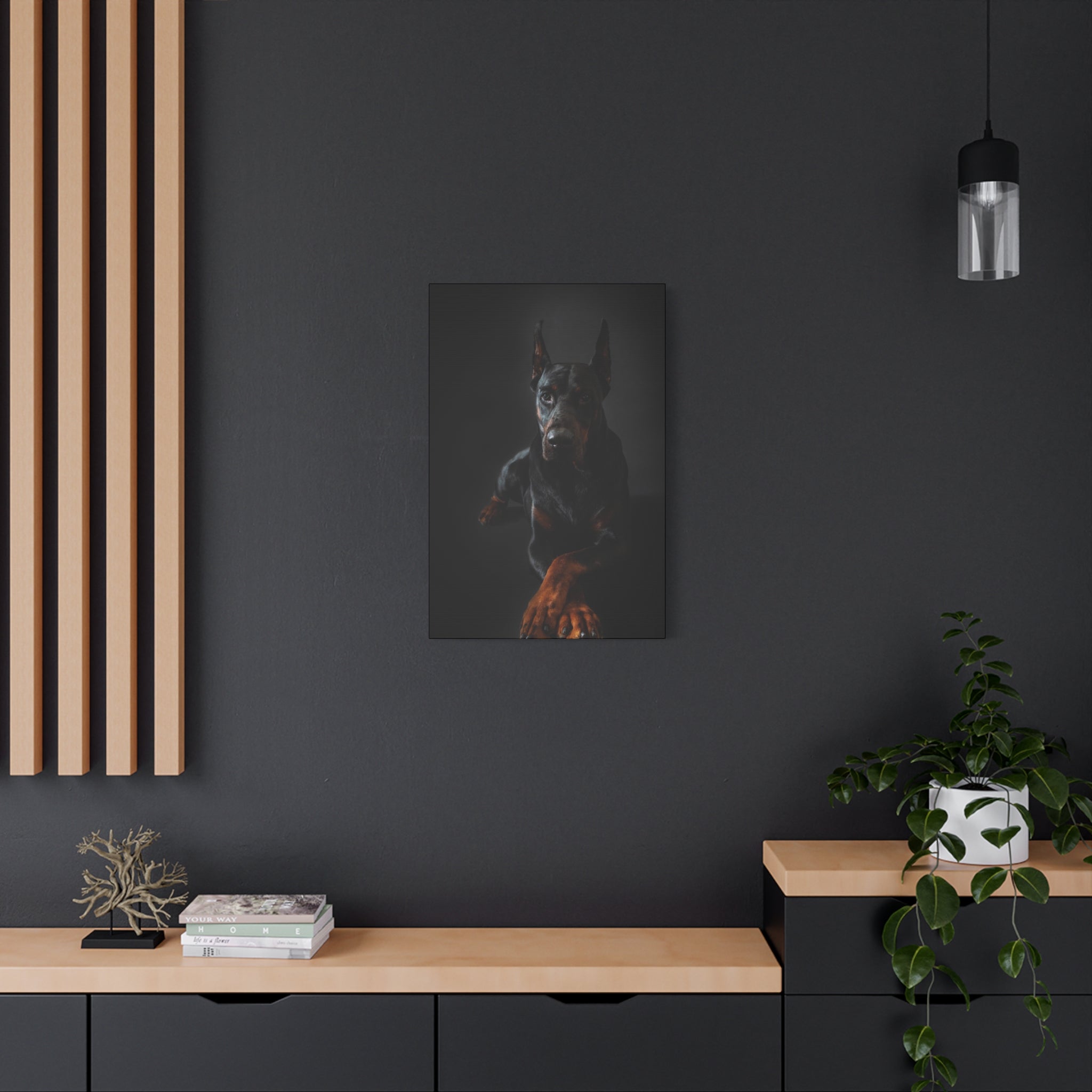 canvas-print-doberman-dog-wall-art-home-decor-office-decor-stretched-matte-canvas-1-25-gift-for-dog-lovers-animal-artwork-pet