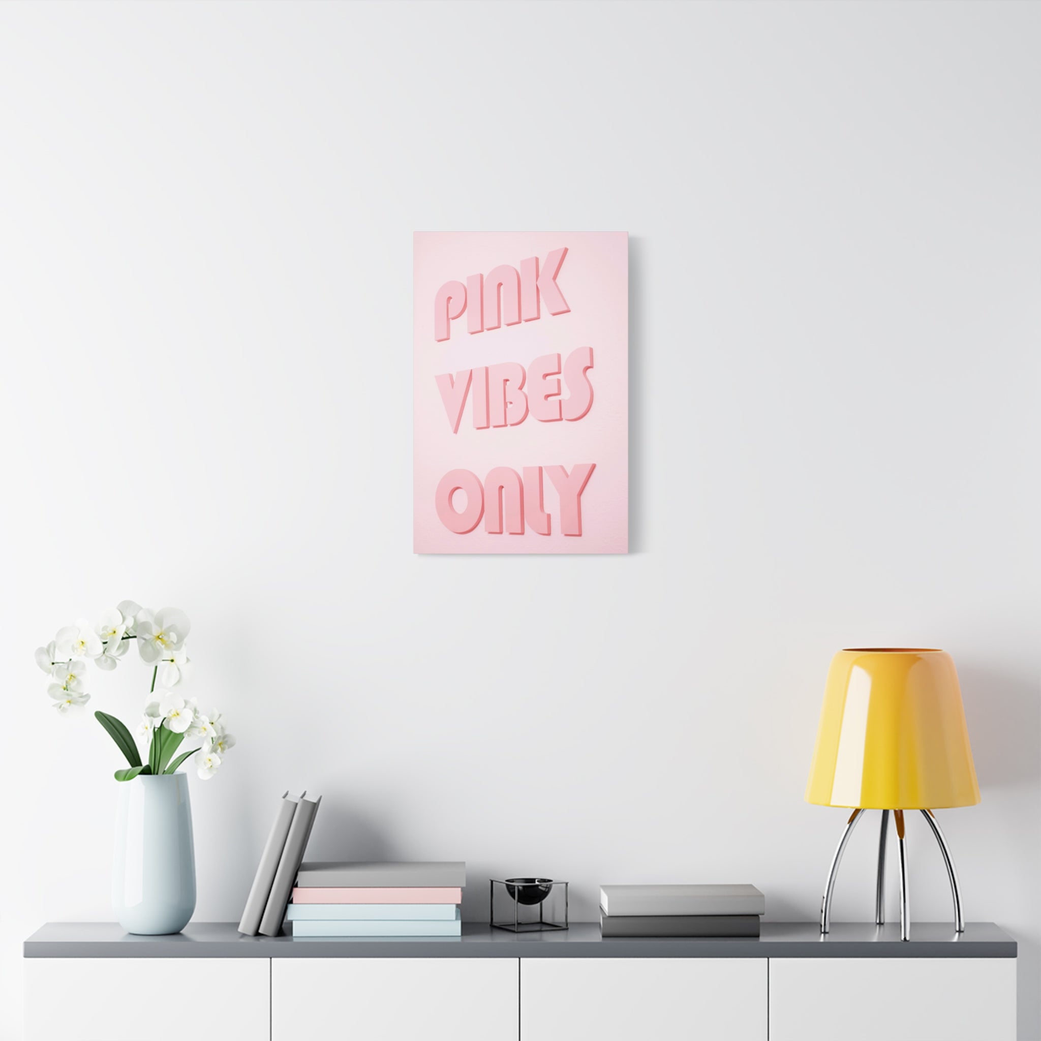 canvas-print-pink-vibes-only-pink-wall-art-aesthetic-wall-art-quote-home-office-decor-retro-wall-decor-pink-print-living-room