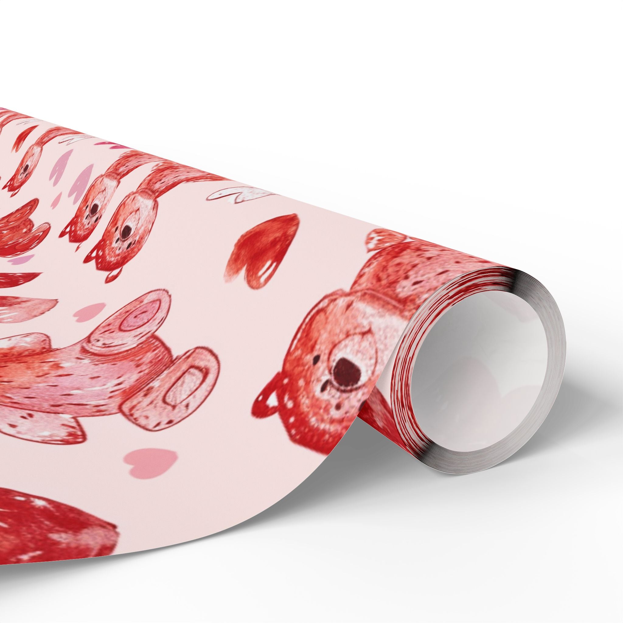 gift-wrap-teddy-bear-wrapping-paper-love-valentines-gift-wrap-holiday-gift-wrap-cute-pink-wrapping-paper-gift-wrapping-presen