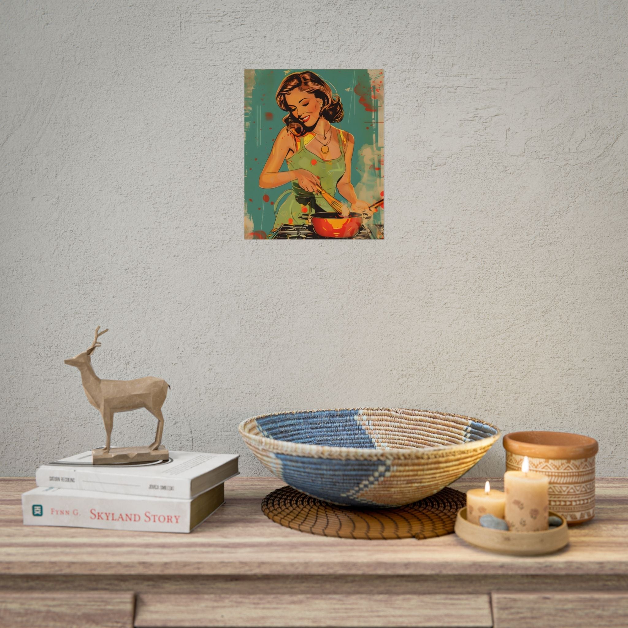 vintage-pin-up-girl-poster-print-vintage-Poster-wall-art-housewife-retro-pinup-poster-pin-up-illustration-home-decor-wall-han