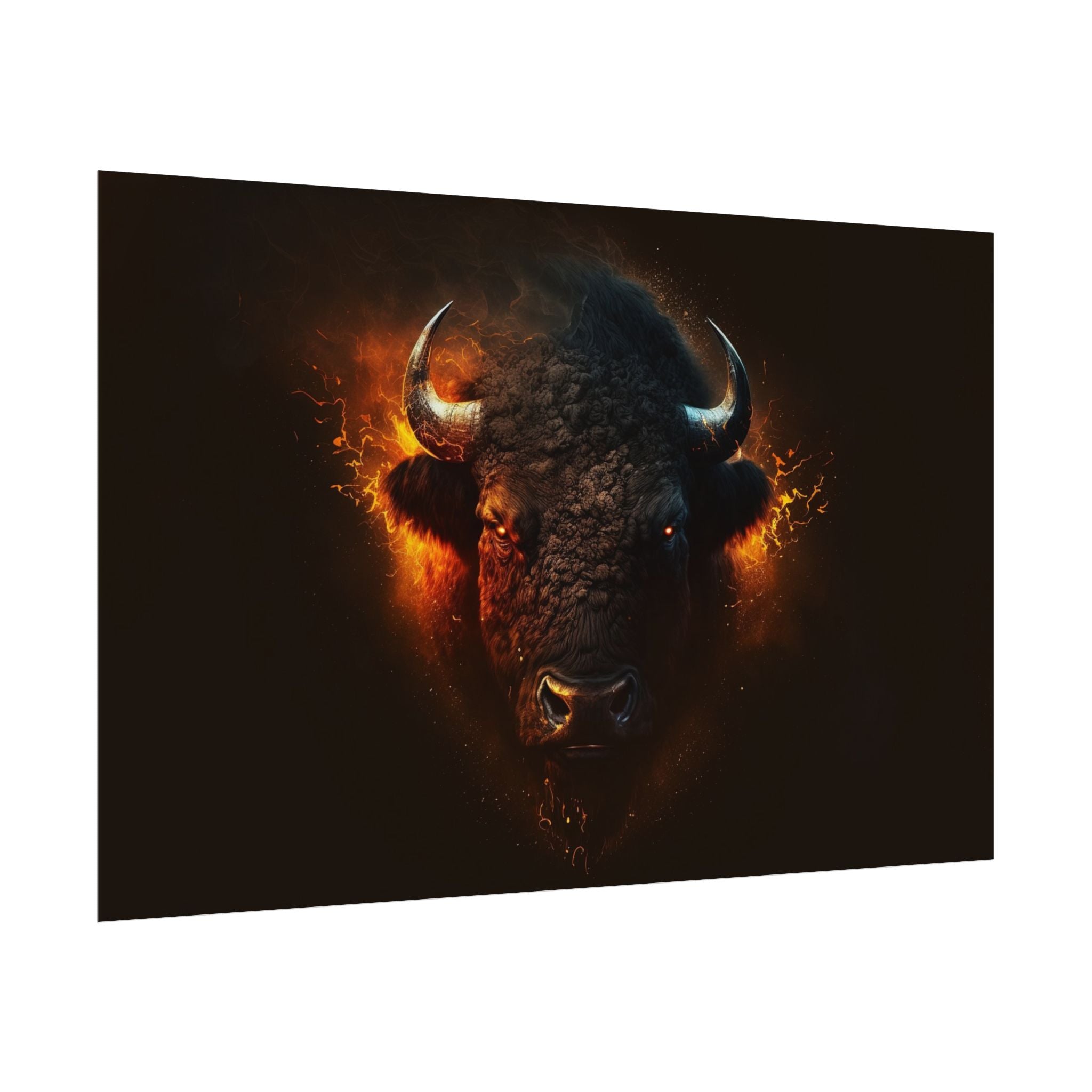 bison-art-poster-wall-decor-buffalo-gift-wildlife-home-decoration-western-bison-wall-art-nature-lover-gift-farm-house-wall-de