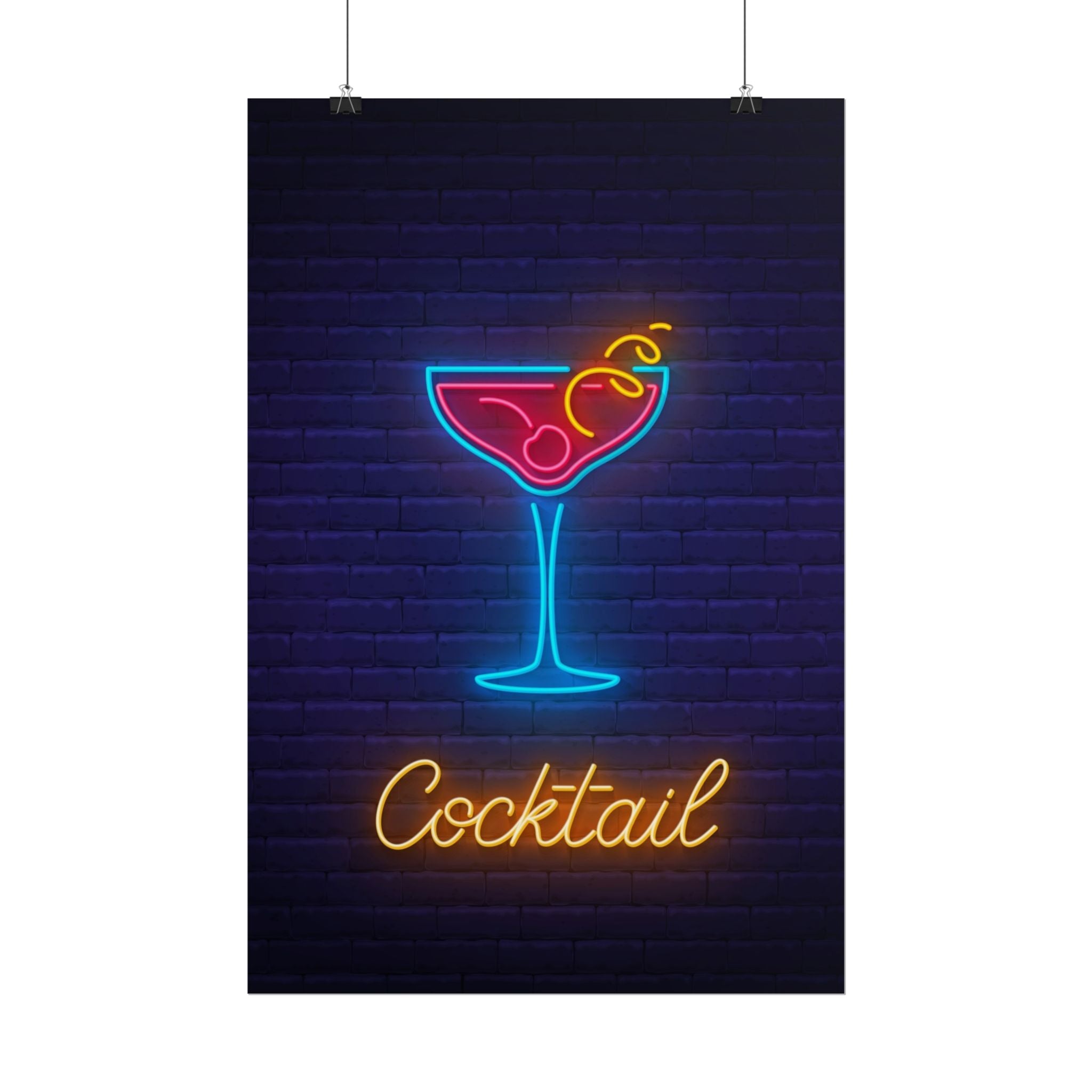 cocktail-neon-martini-poster-wall-art-decor-large-poster-artwork-cocktail-print-bar-decor-kitchen-wall-art