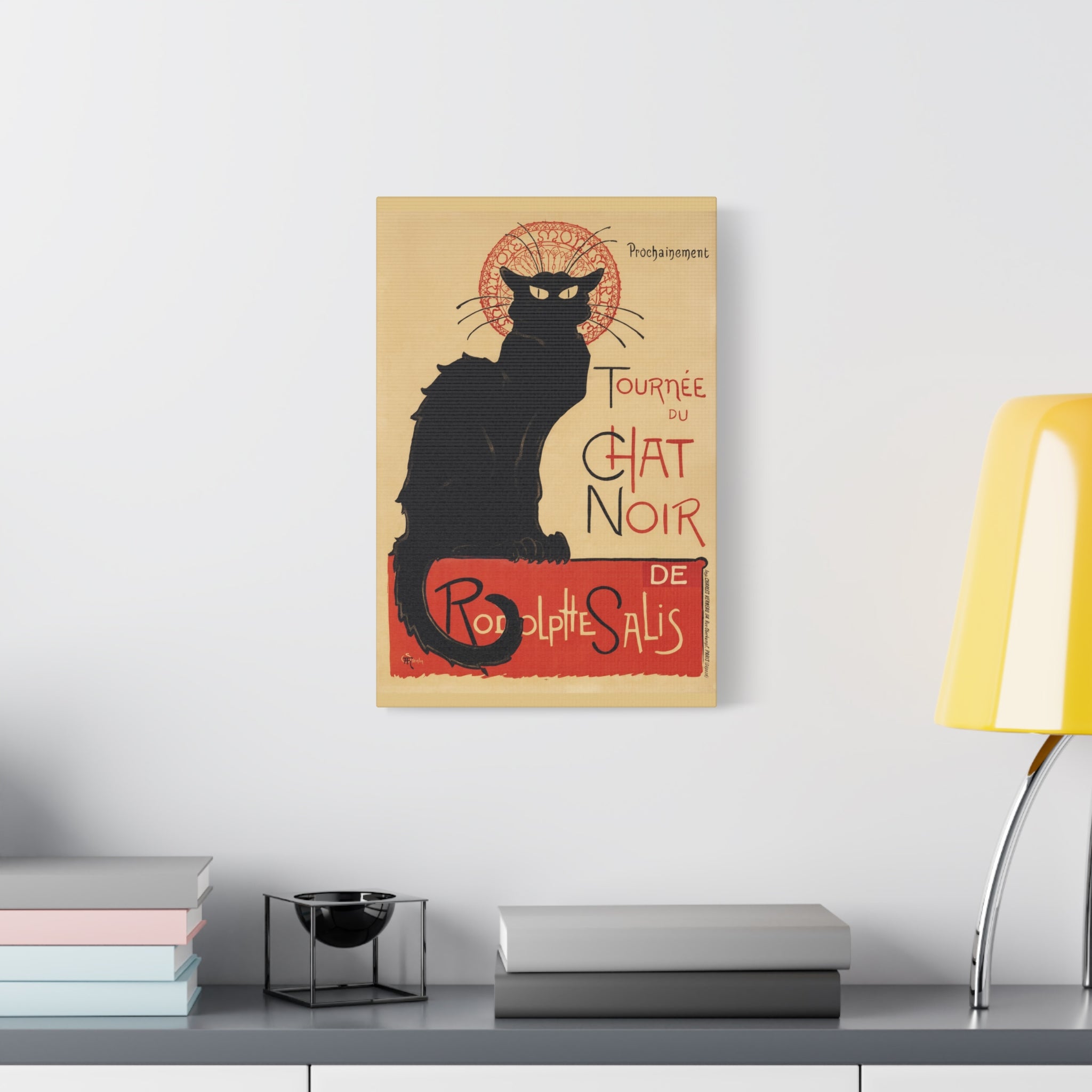 canvas-print-tournee-du-chat-noir-wall-art-matte-canvas-stretched-home-decor-living-room-theophile-steinlen-art-cat