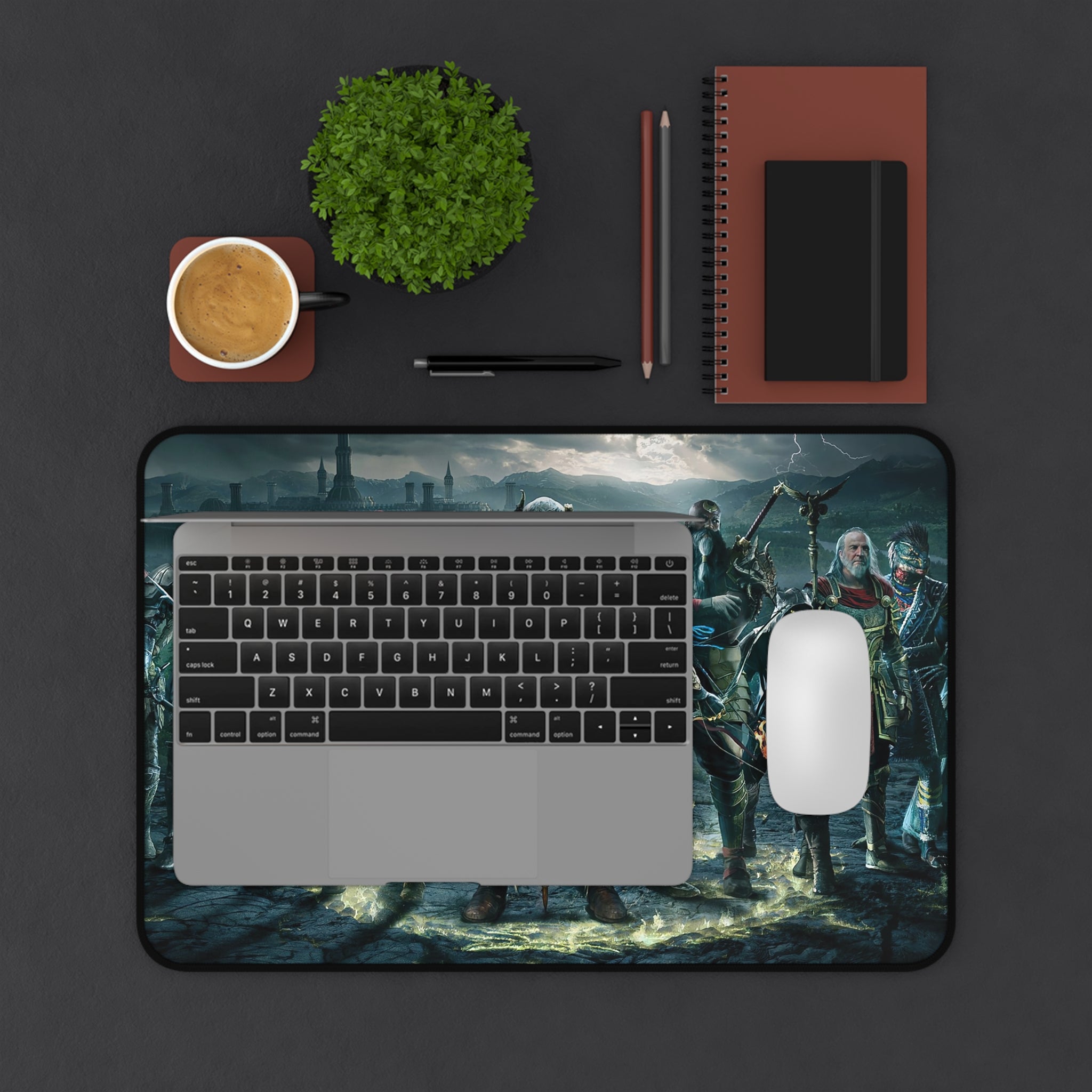 the-elder-scrolls-online-characters-deskpad-the-elder-scrolls-elsweyr-mousepad-gaming-desk-mat-dragon-and-viki