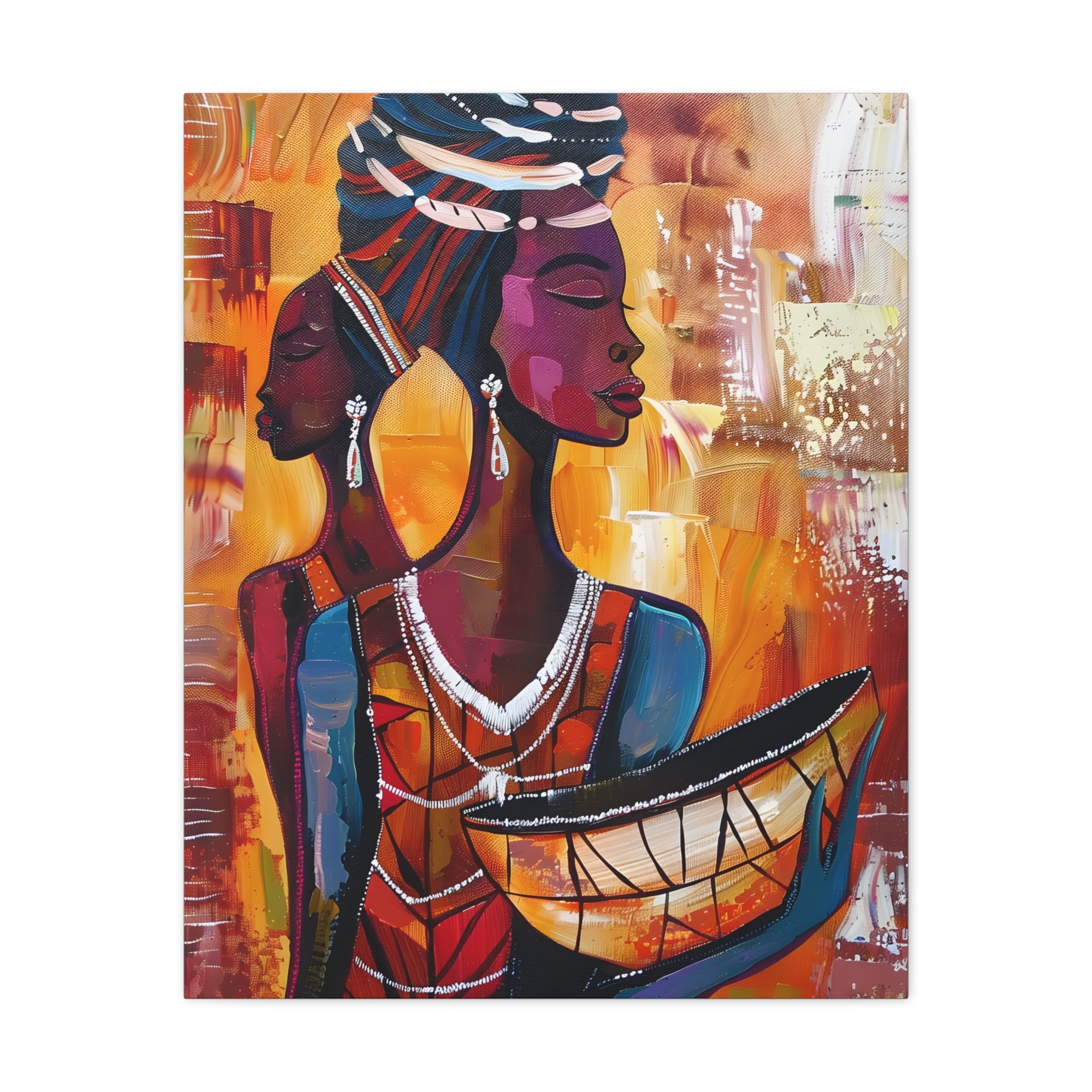 canvas-wall-art-traditional-african-woman-african-portrait-afrocentric-home-decor-tribal-art-african-american-art-ethnic-wall