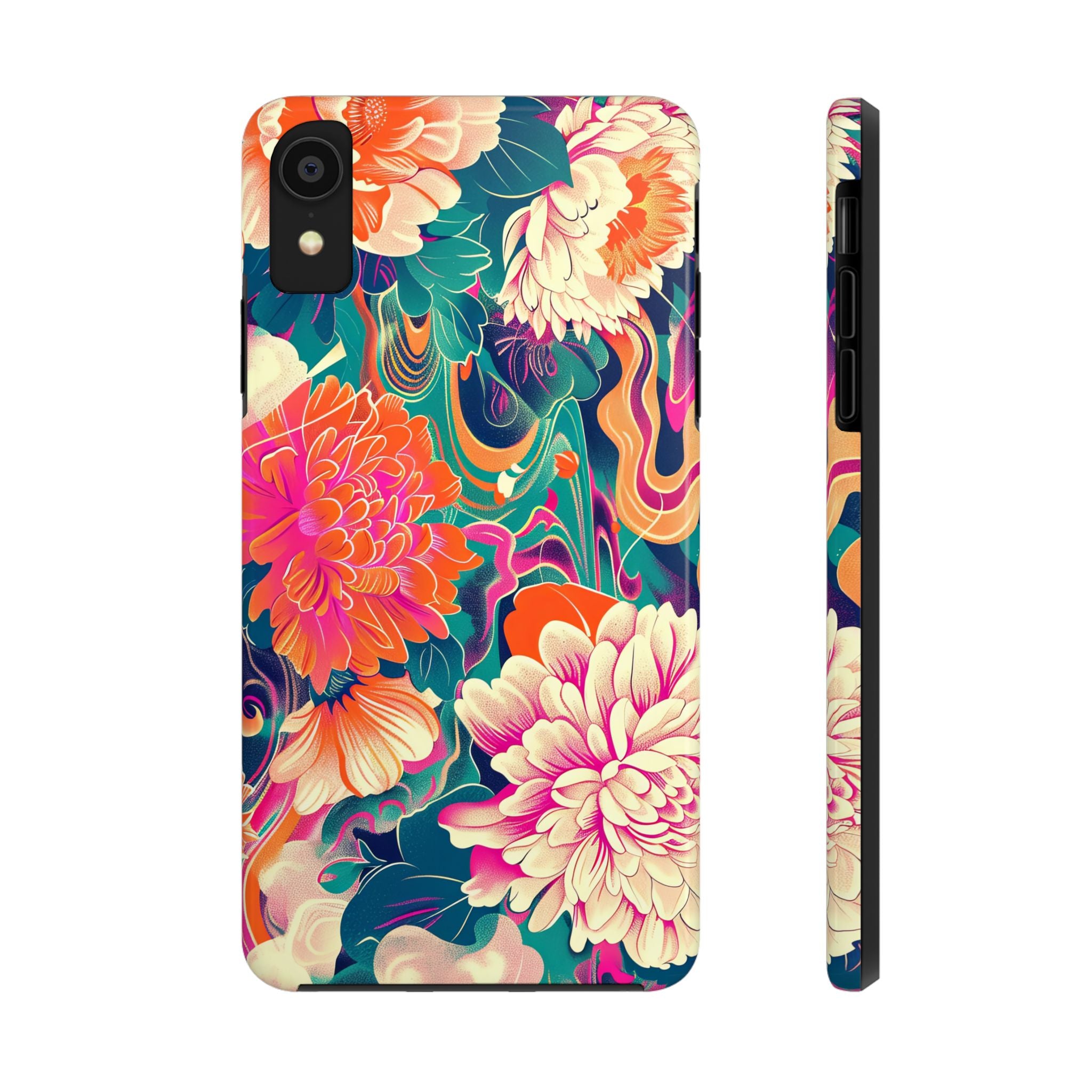 iphone-tough-case-retro-japanese-flowers-floral-phone-cover-vintage-japanese-style-protective-phone-case-asian-floral-design-