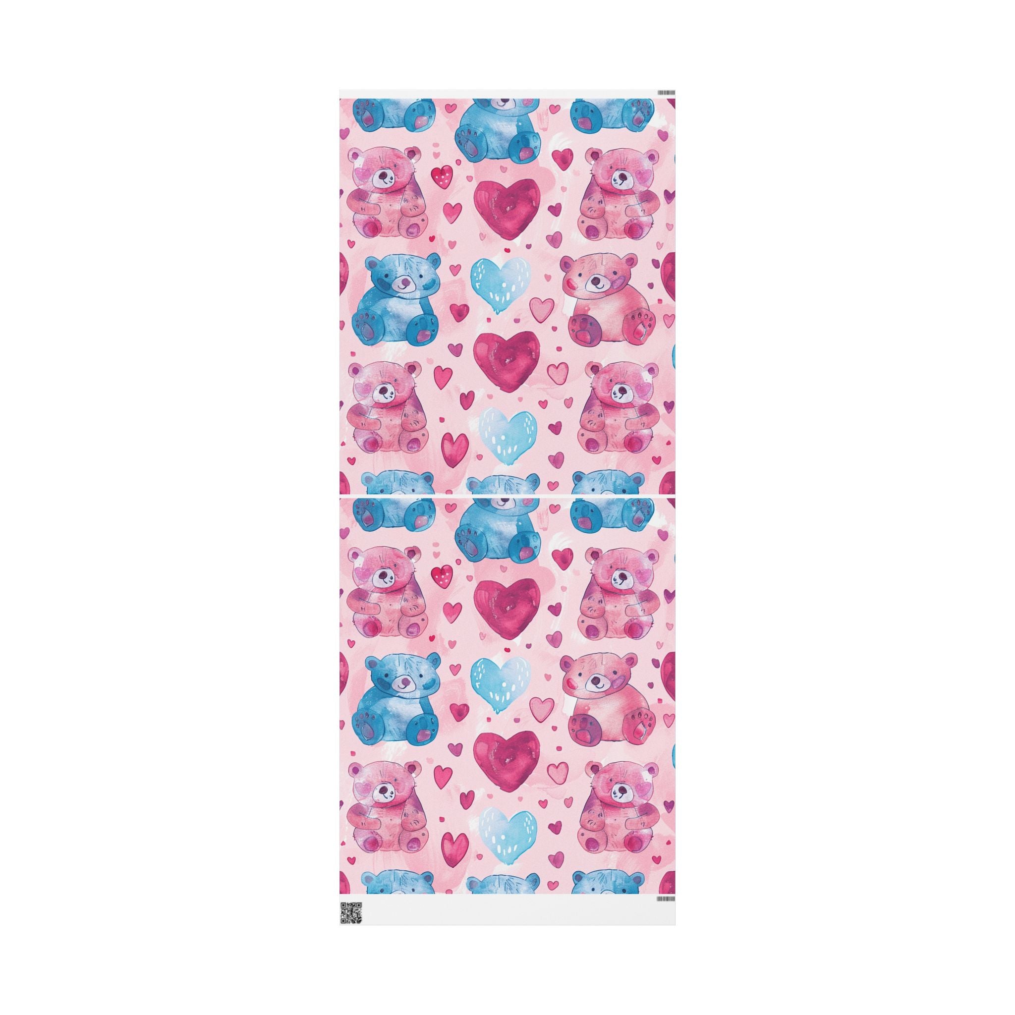 gift-wrap-teddy-bear-wrapping-paper-love-valentines-gift-wrap-holiday-gift-wrap-cute-pink-wrapping-paper-gift-wrapping-presen