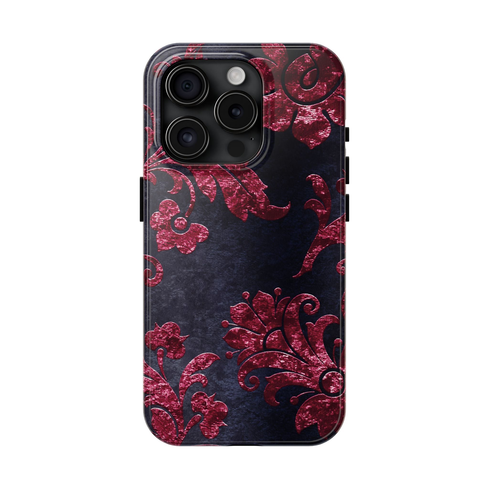 embossed-burgundy-velvet-tough-iphone-case-protective-iphone-cover-heavy-duty-iphone-case-rugged-phone-case-durable-smartphon