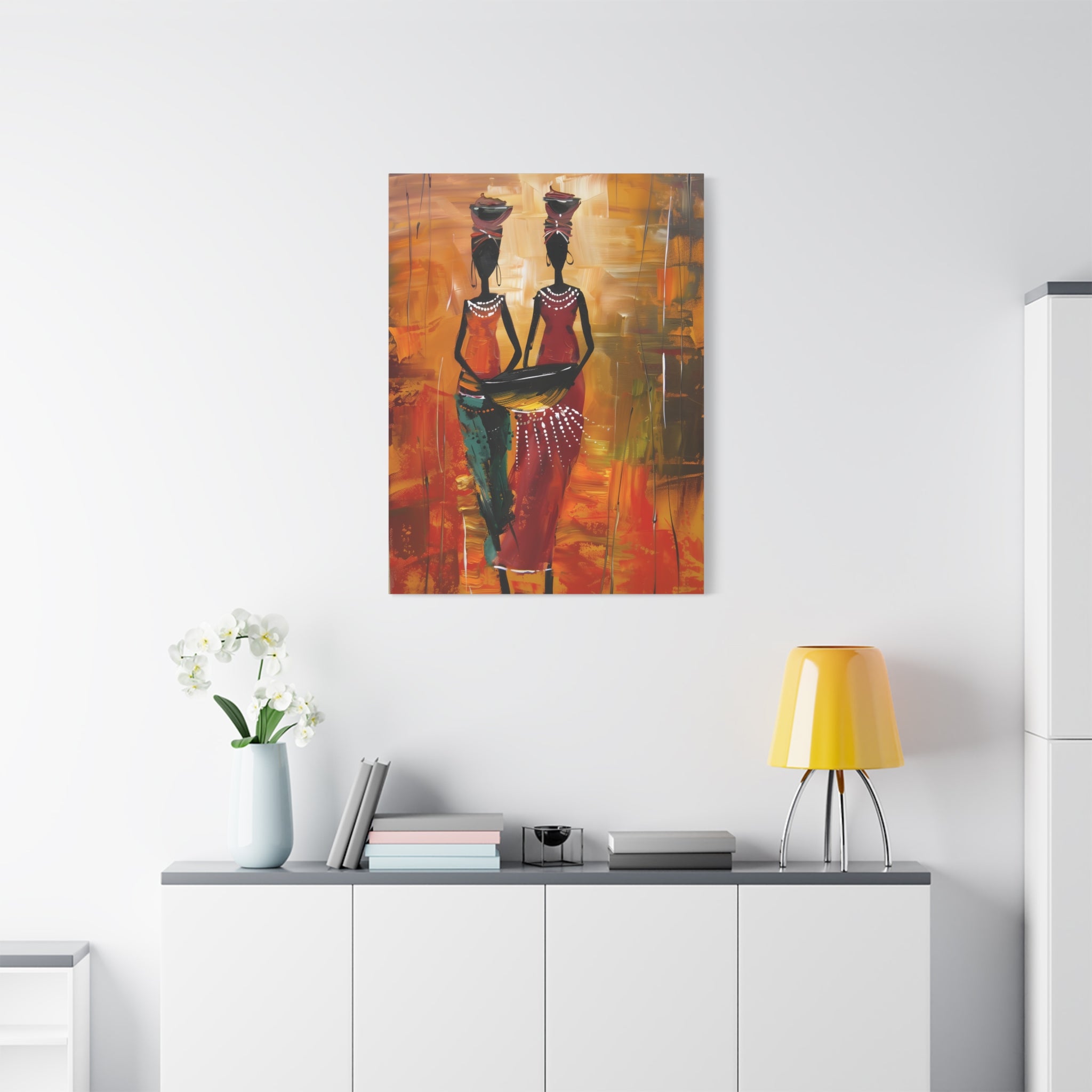 canvas-wall-art-traditional-african-woman-african-portrait-afrocentric-home-decor-tribal-art-african-american-art-ethnic-wall