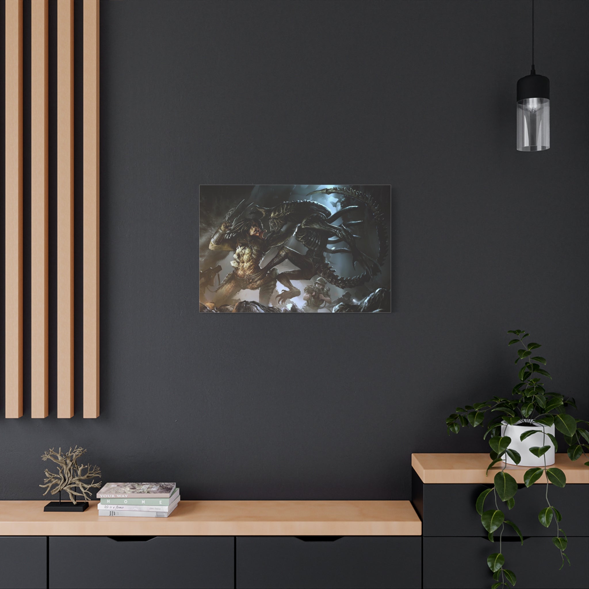 canvas-art-predator-alien-art-xenomorph-matte-canvas-print-stretched-wall-art-1-25-poster-sci-fi-home-decor-1