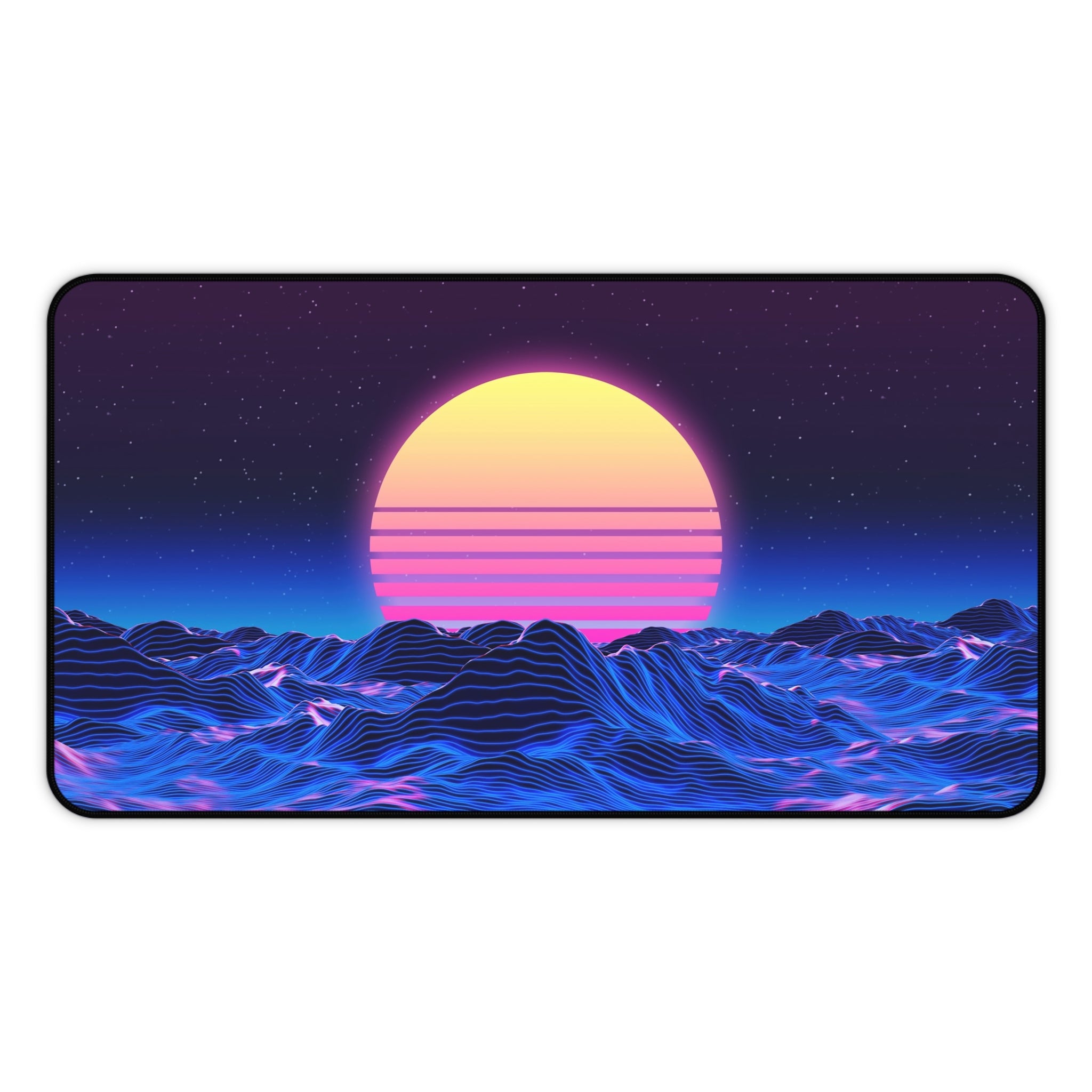 colorful-vibrant-vaporwave-mouse-pad-retro-retrowave-desk-mat-neon-synthwave-desk-pad-vaporwave-sun