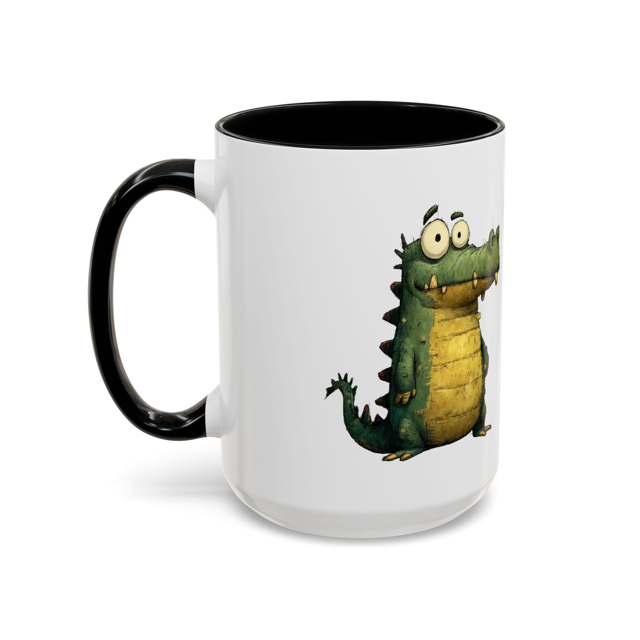 Funny Alligator Accent Coffee Mug | Cute Animal Mug for Nature Lovers, Ideal Gift for Birthdays, Holidays, Home Decor