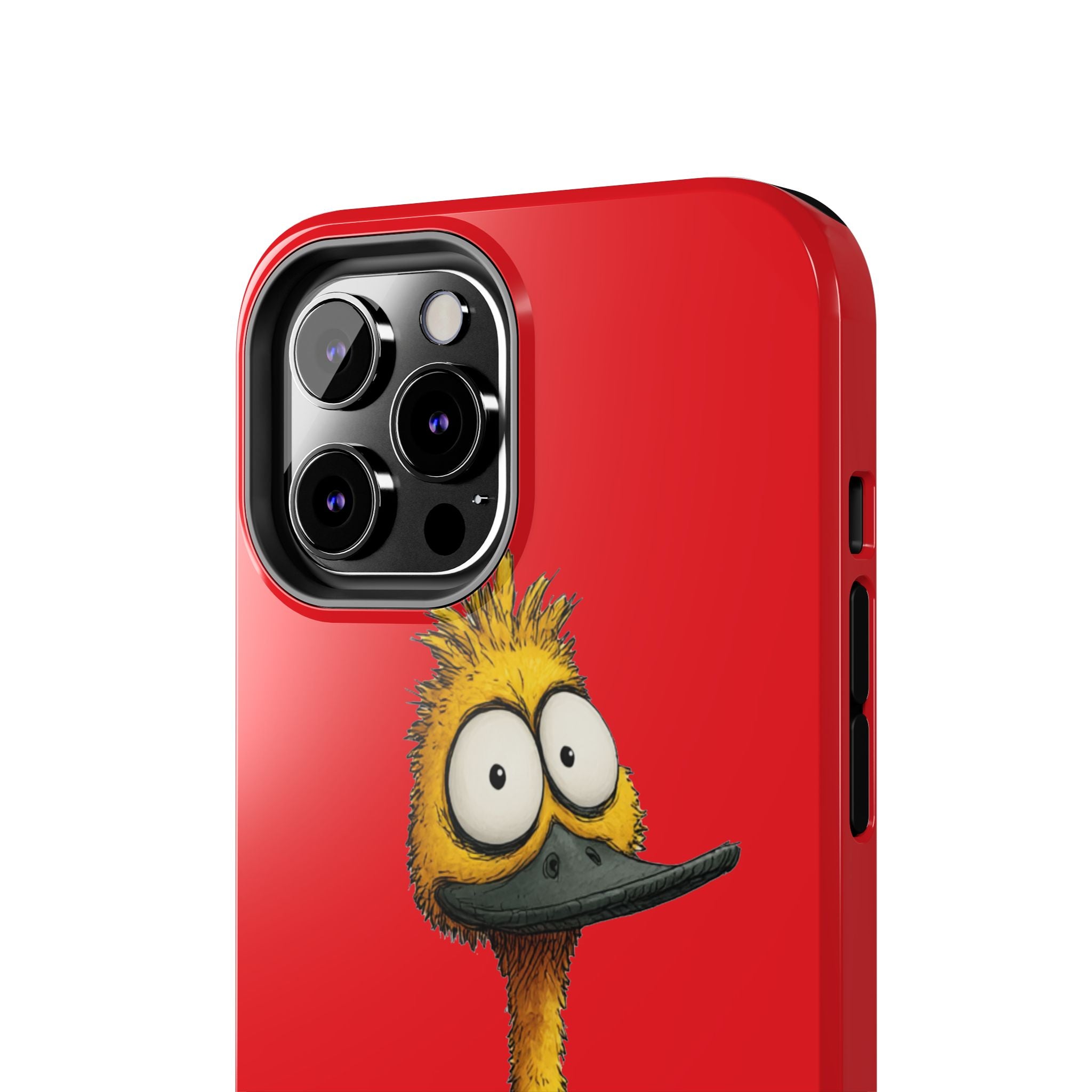 Quirky Funny Duck iPhone Tough Case - Kawaii Animal Phone Cover - Protective Phone Cover - Yellow iPhone Case