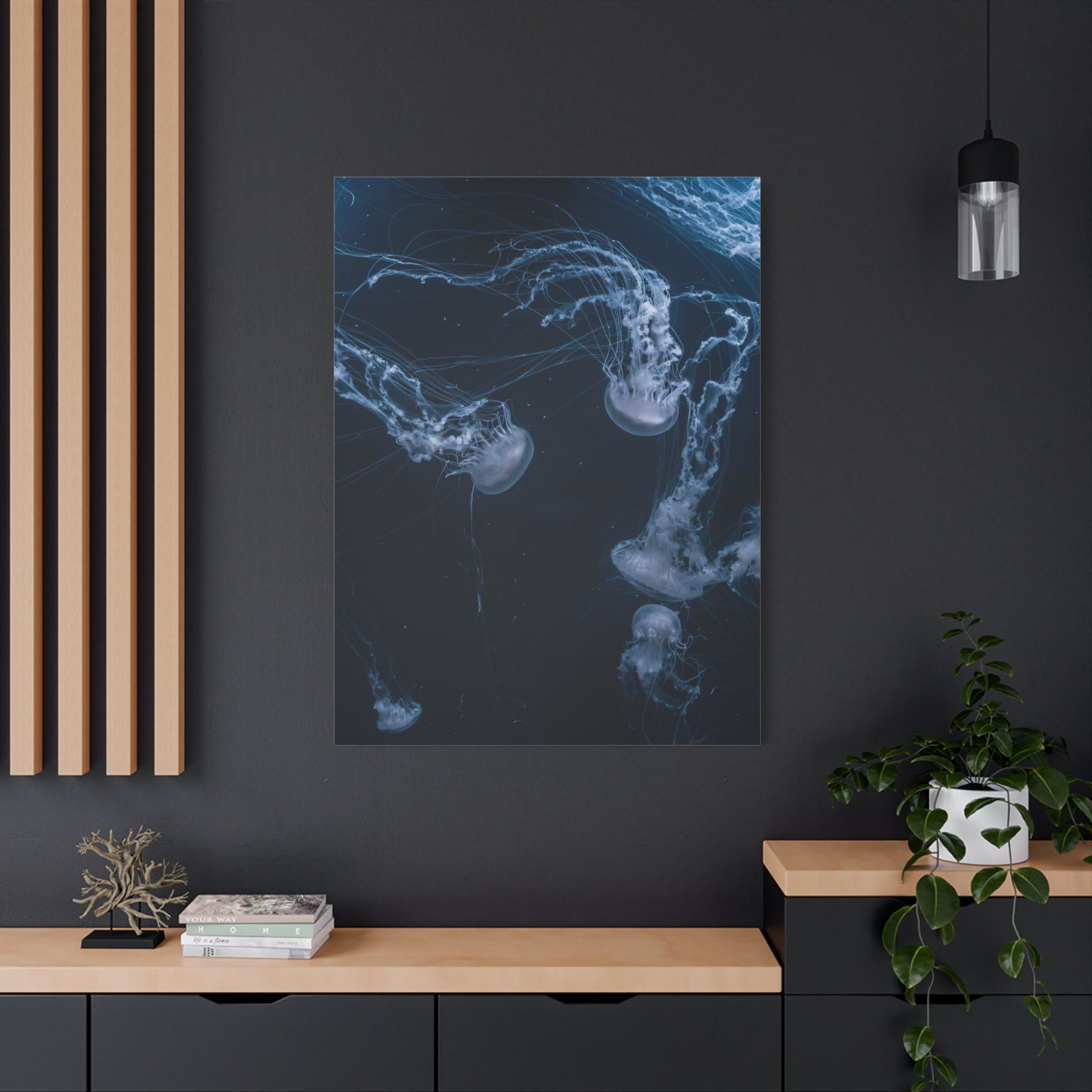 canvas-print-jellyfish-wall-art-wall-hanging-matte-canvas-ocean-life-deep-ocean-decor-home-decor-housewarming-gift