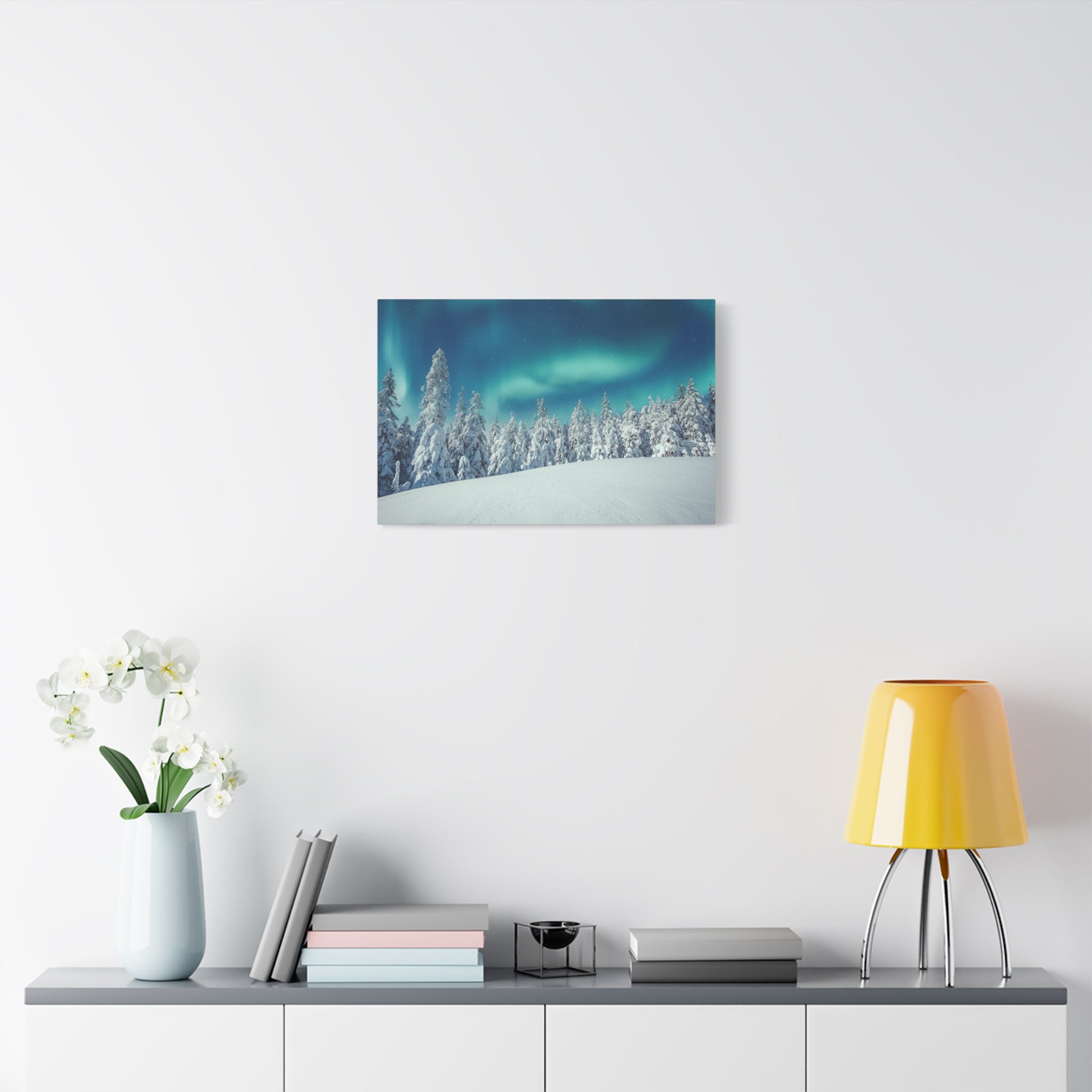 winter-canvas-wall-art-print-winter-tree-aurora-borealis-winter-decor-matte-canvas