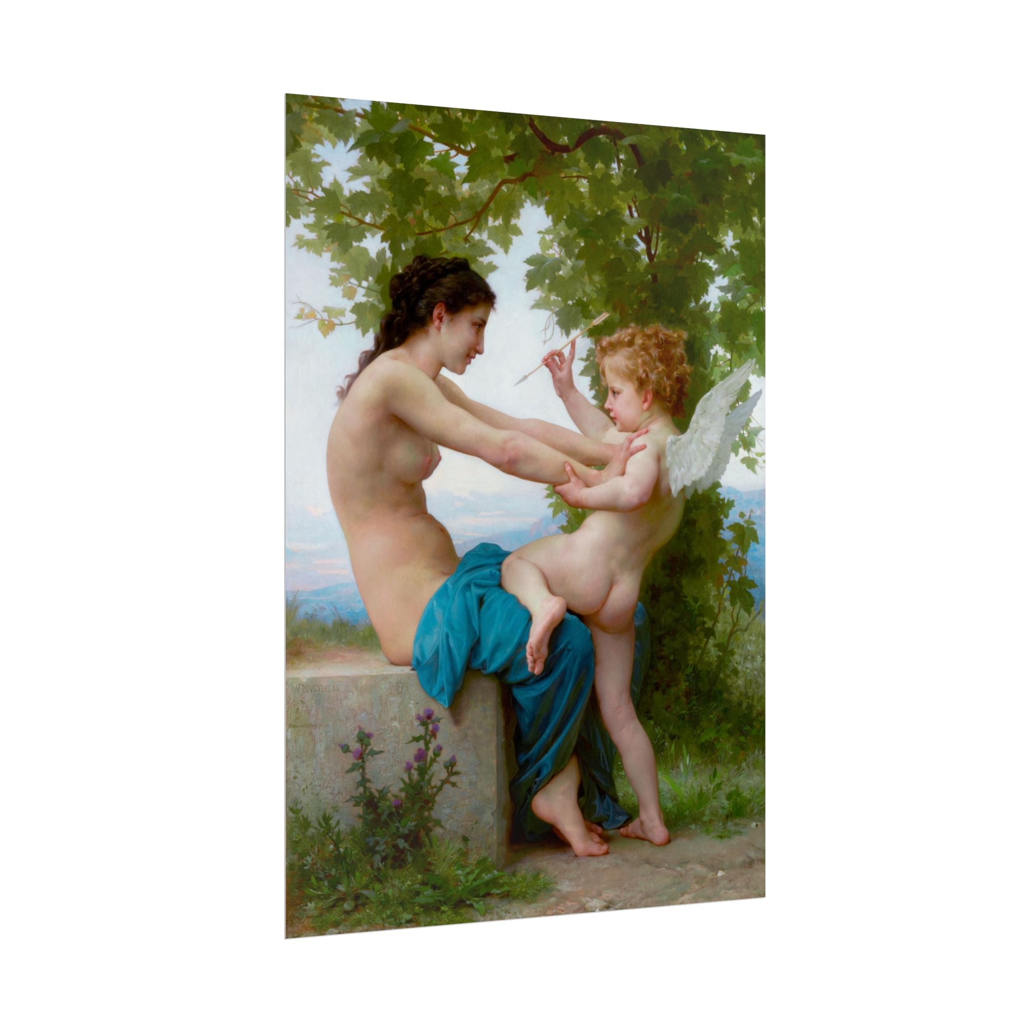 poster-print-girl-defending-herself-against-eros-bouguereau-living-room-decor-love-wall-art-eros-poster-art-romantic-painting