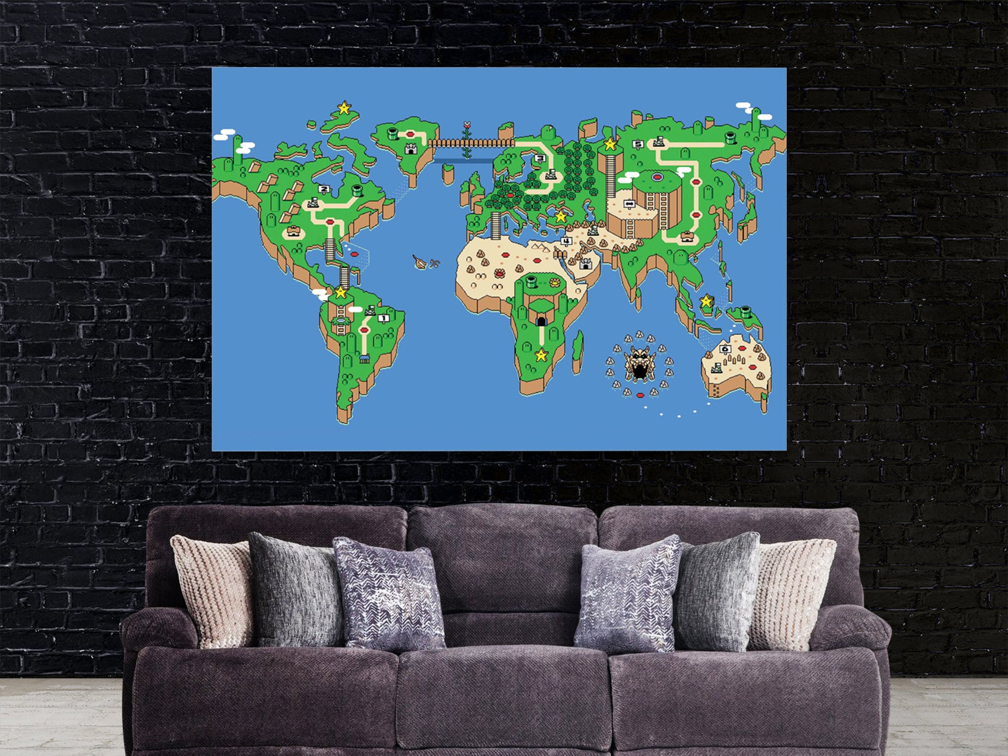 super-mario-world-map-5-piece-canvas-wall-art-super-mario-bros-wall-art-super-mario-poster-super-mario-3-panel-5-panel