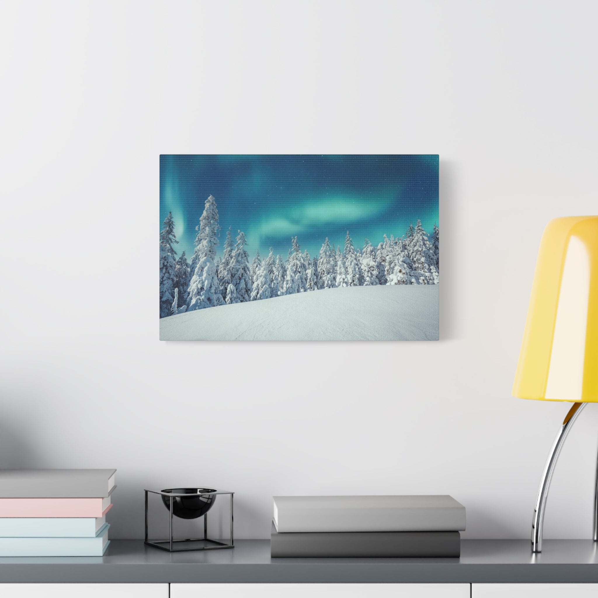 winter-canvas-wall-art-print-winter-tree-aurora-borealis-winter-decor-matte-canvas
