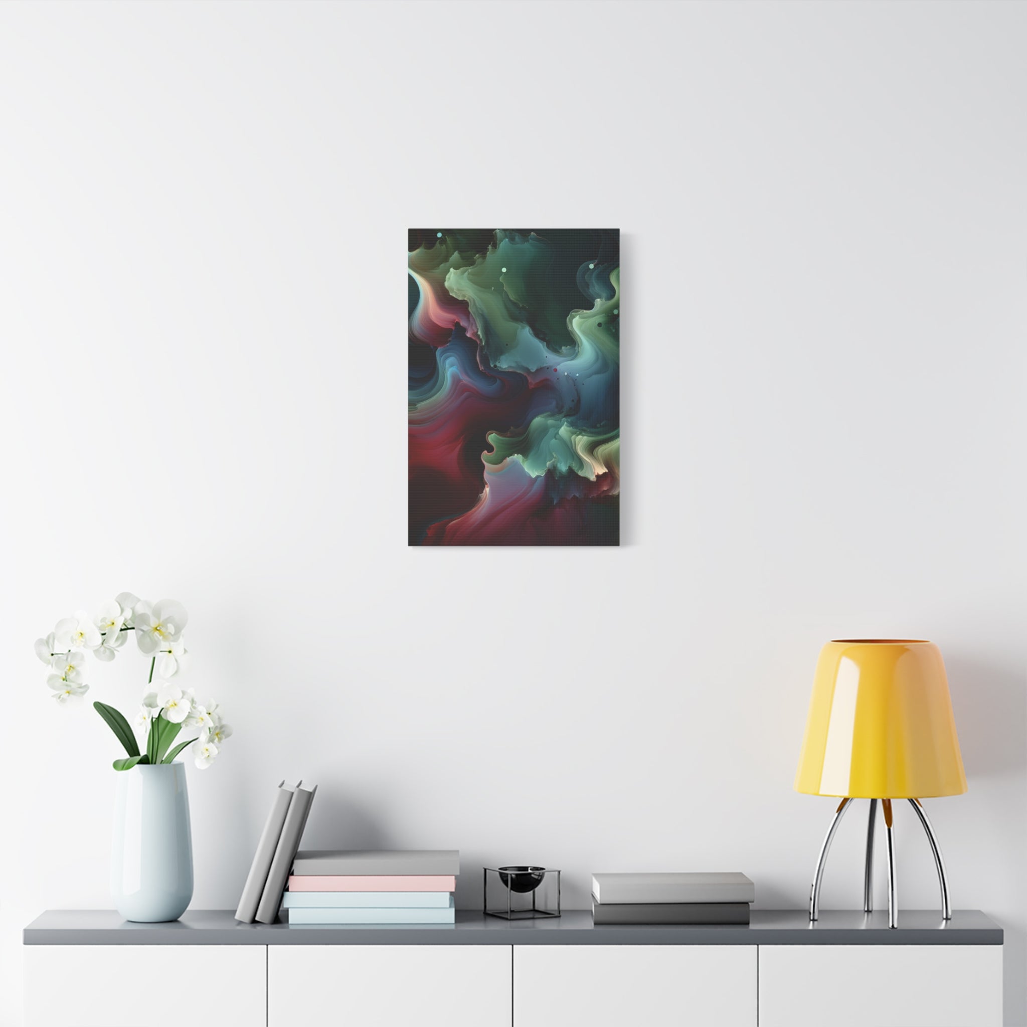 canvas-print-abstract-green-and-burgundy-wall-art-living-room-decor-gallery-wrap-canvas-abstract-wall-decor-colorful-art-home
