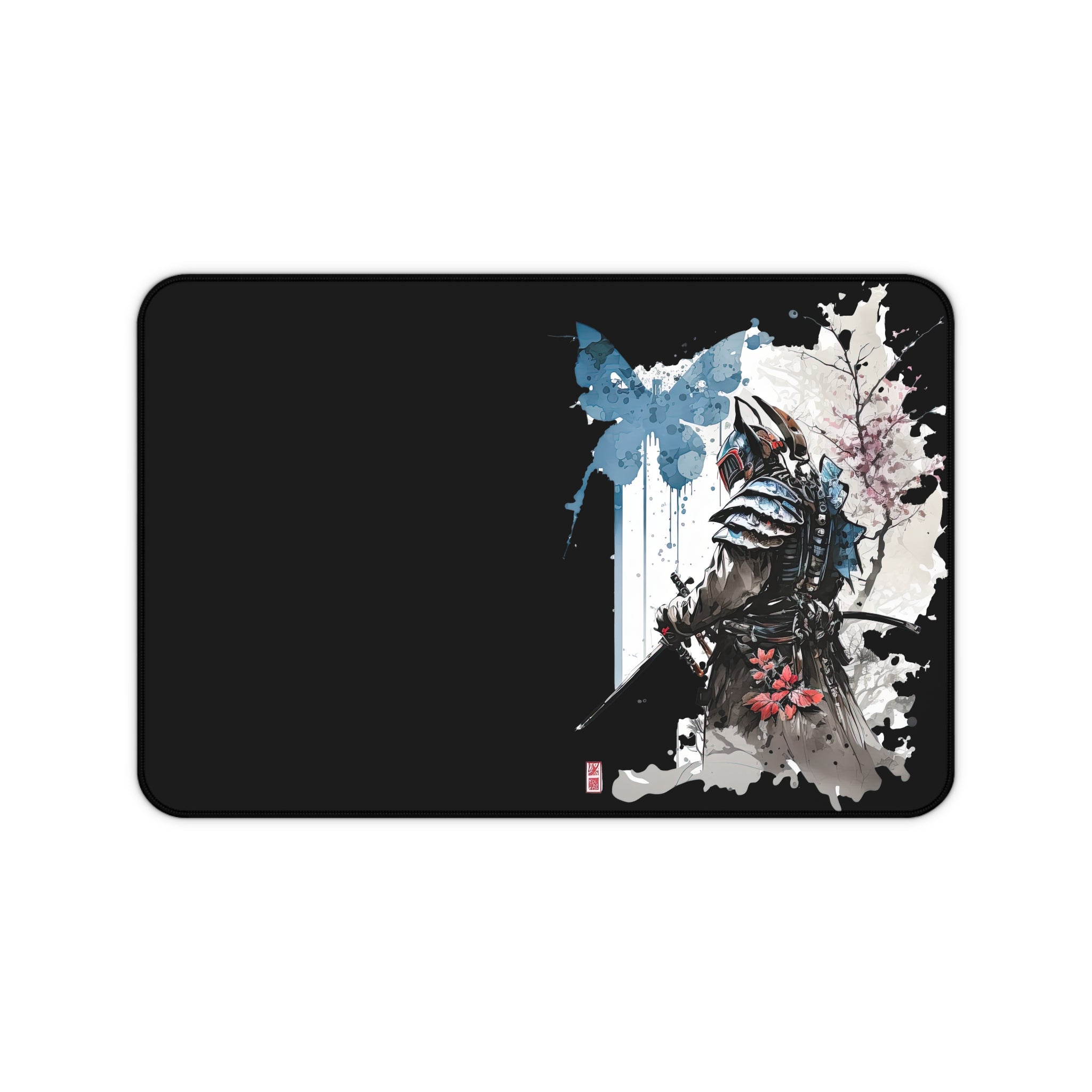 japanese-samurai-watercolor-mousepad-desk-mat-katana-desk-pad-for-home-office-xlarge-gaming-blue-desk-mat-large-keyboard-mat-