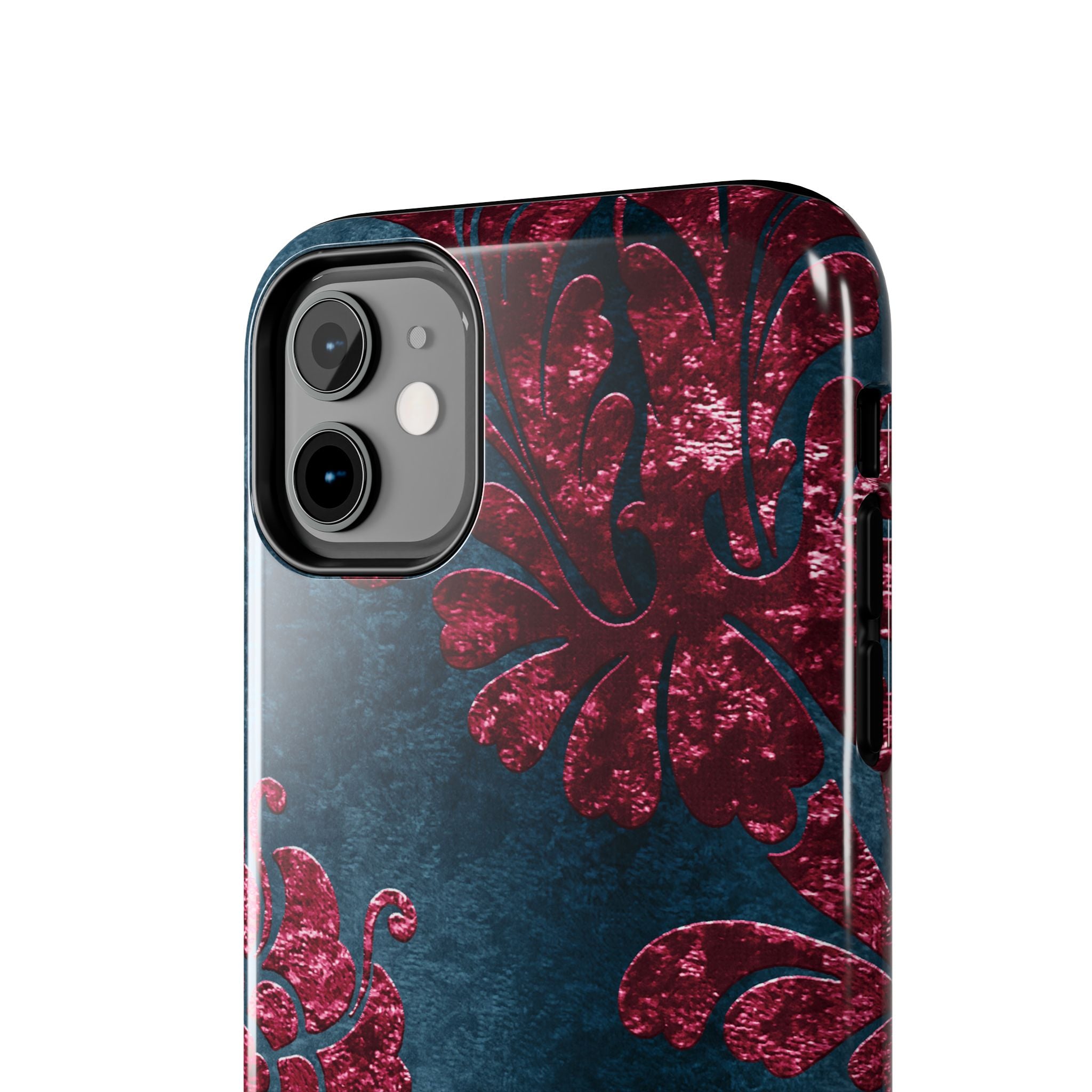 embossed-burgundy-velvet-tough-iphone-case-protective-iphone-cover-heavy-duty-iphone-case-rugged-phone-case-durable-smartphon
