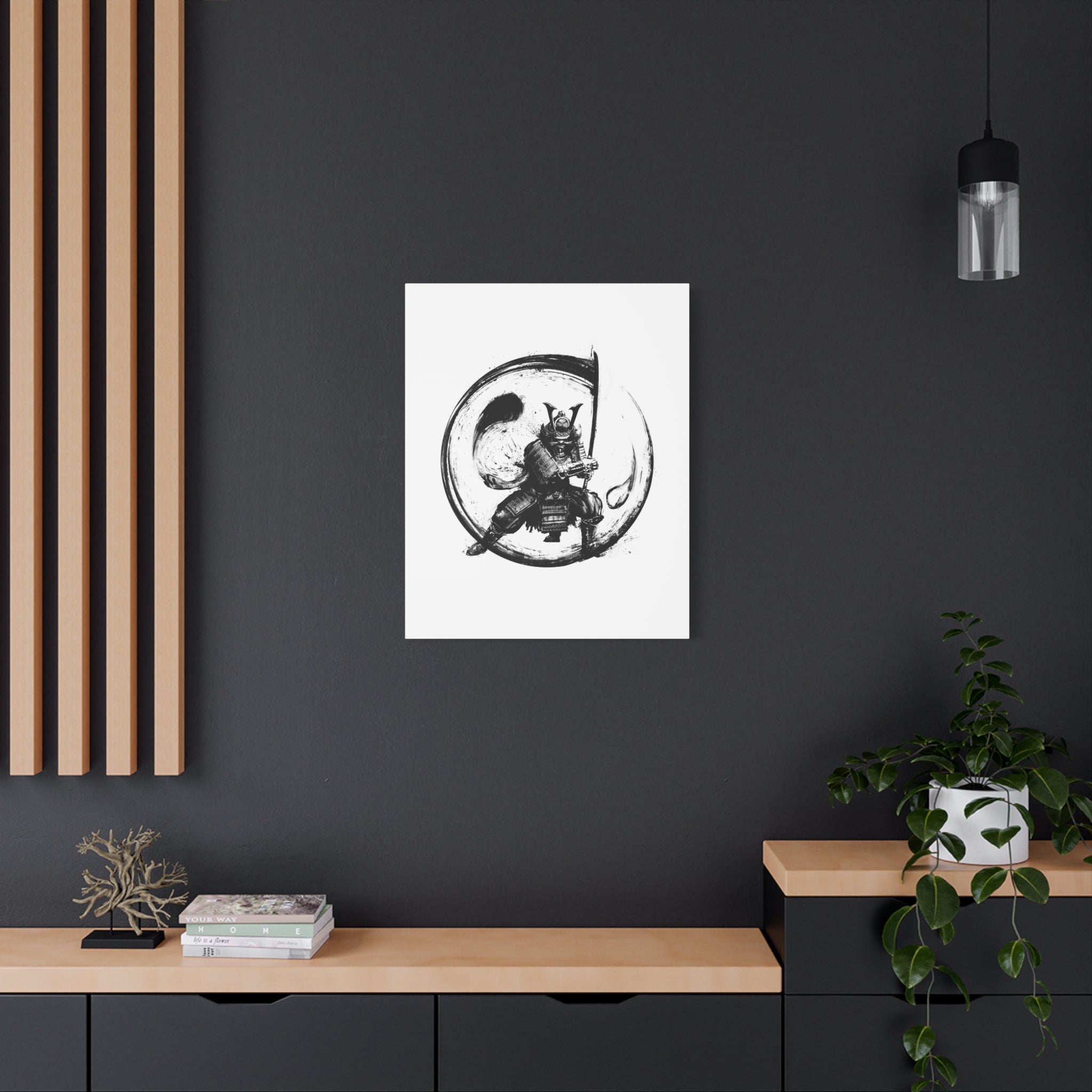 canvas-wall-art-japanese-samurai-ying-yang-katana-oni-mask-black-and-white-home-decor-zen-wall-hanging-asian-art-samurai-swor