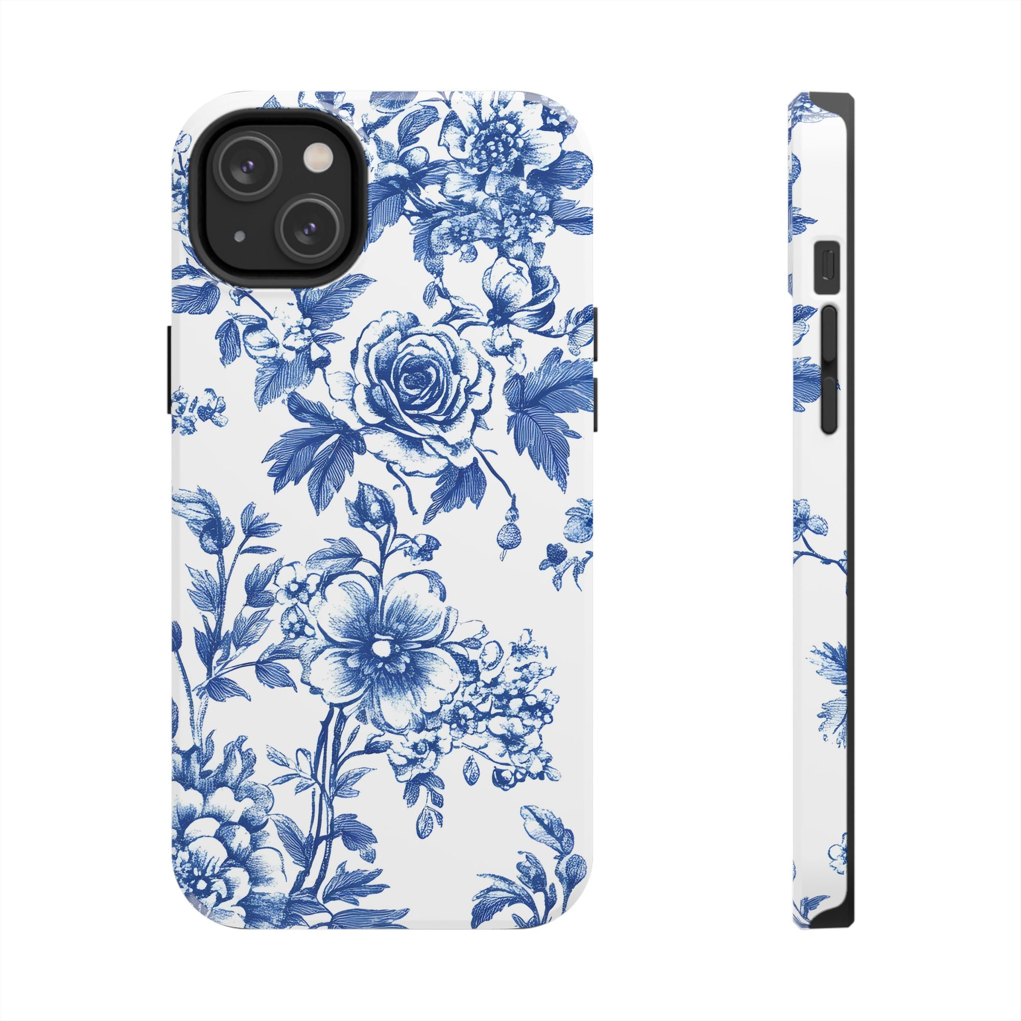 french-toile-floral-tough-iphone-case-blue-iphone-cover-protective-iphone-case-hard-shell-iphone-case-vintage-design-phone-ca