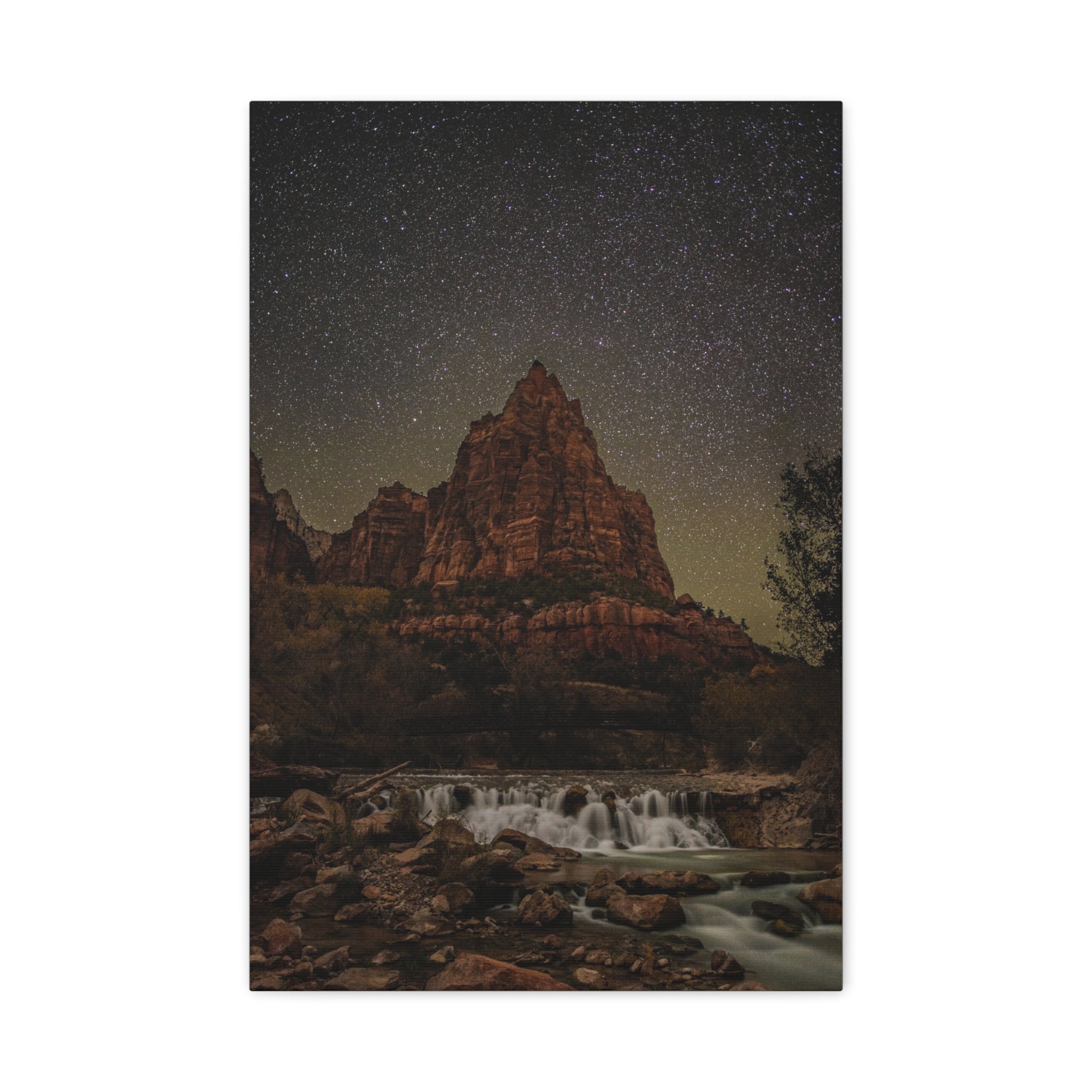 canvas-wall-art-zion-national-park-mountain-nature-landscape-starry-night-canvas-print-living-room-decor-rustic-decor