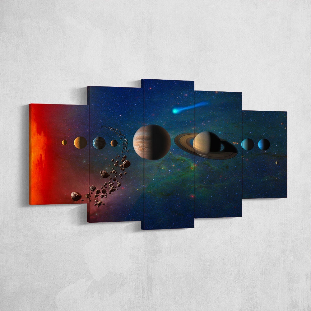 solar-system-5-piece-canvas-wall-art-solar-system-decor-solar-system-wall-art-gift-solar-system-for-kids-printable-solar-syst