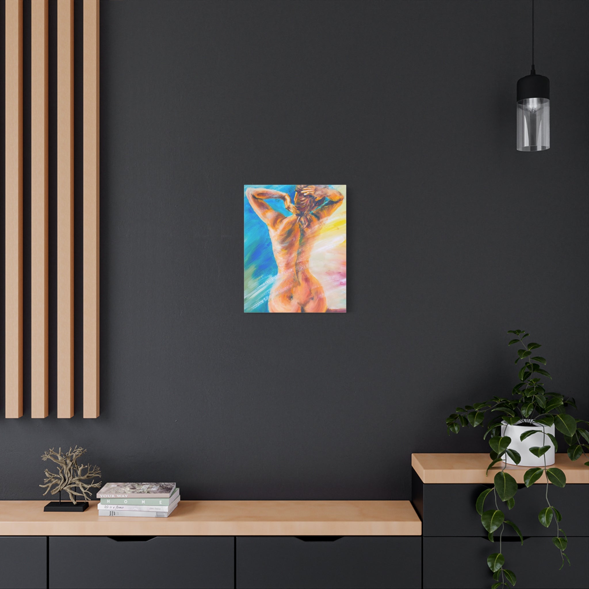 canvas-print-violin-naked-woman-body-oil-effect-wall-decor-matte-stretched-art-musician-gift-bedroom-decoration-living-room-a