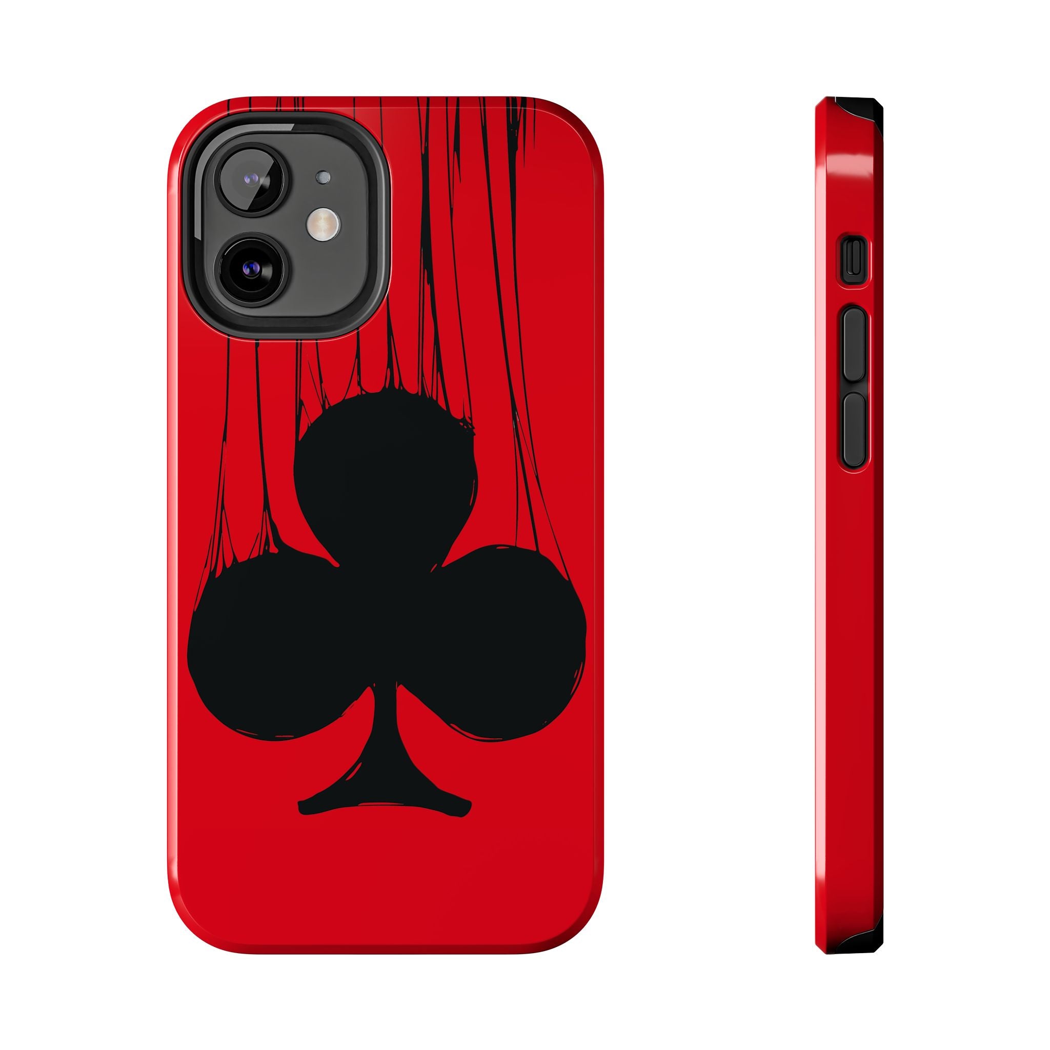 clubs-playing-cards-iphone-tough-case-protective-iphone-cover-card-game-lover-gift-gambling-theme-iphone-case-durable-card-su