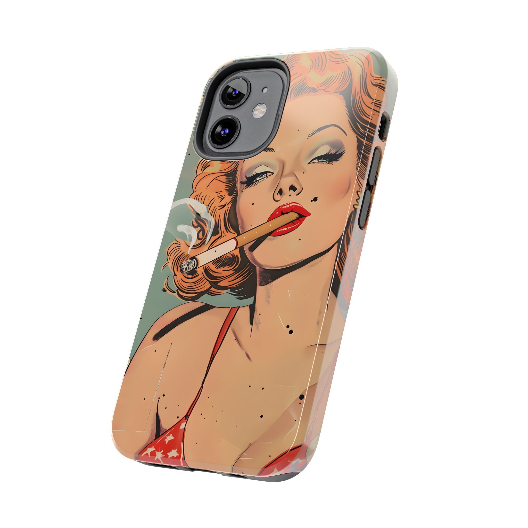 tough-phone-cases-vintage-pin-up-girl-iphone-cover-strong-phone-protector-retro-pinup-design-protective-smartphone-case
