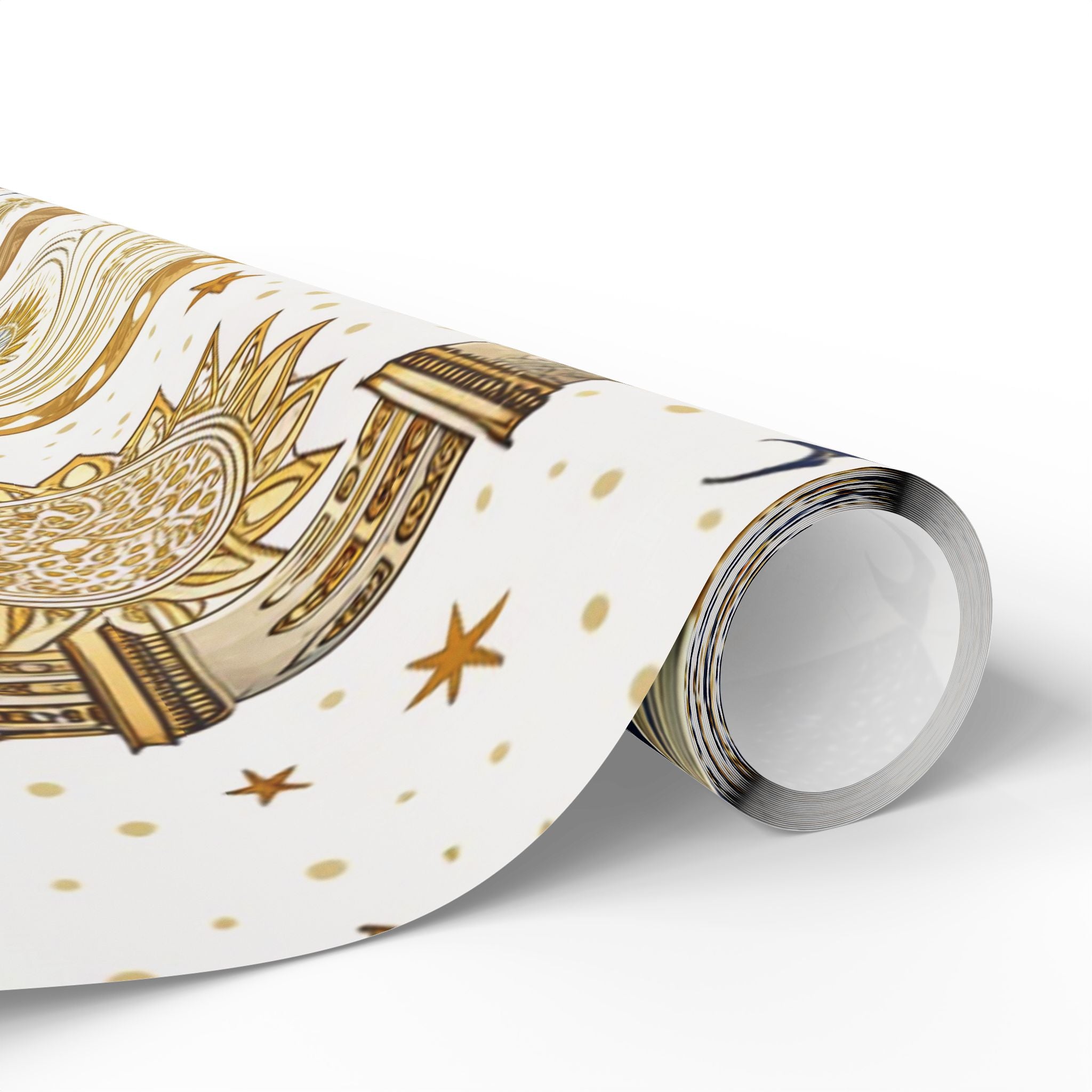 ramadan-night-wrapping-papers-islamic-crescent-moon-gift-wrap-mosque-silhouette-eid-holiday-supplies-festive-present-packagin