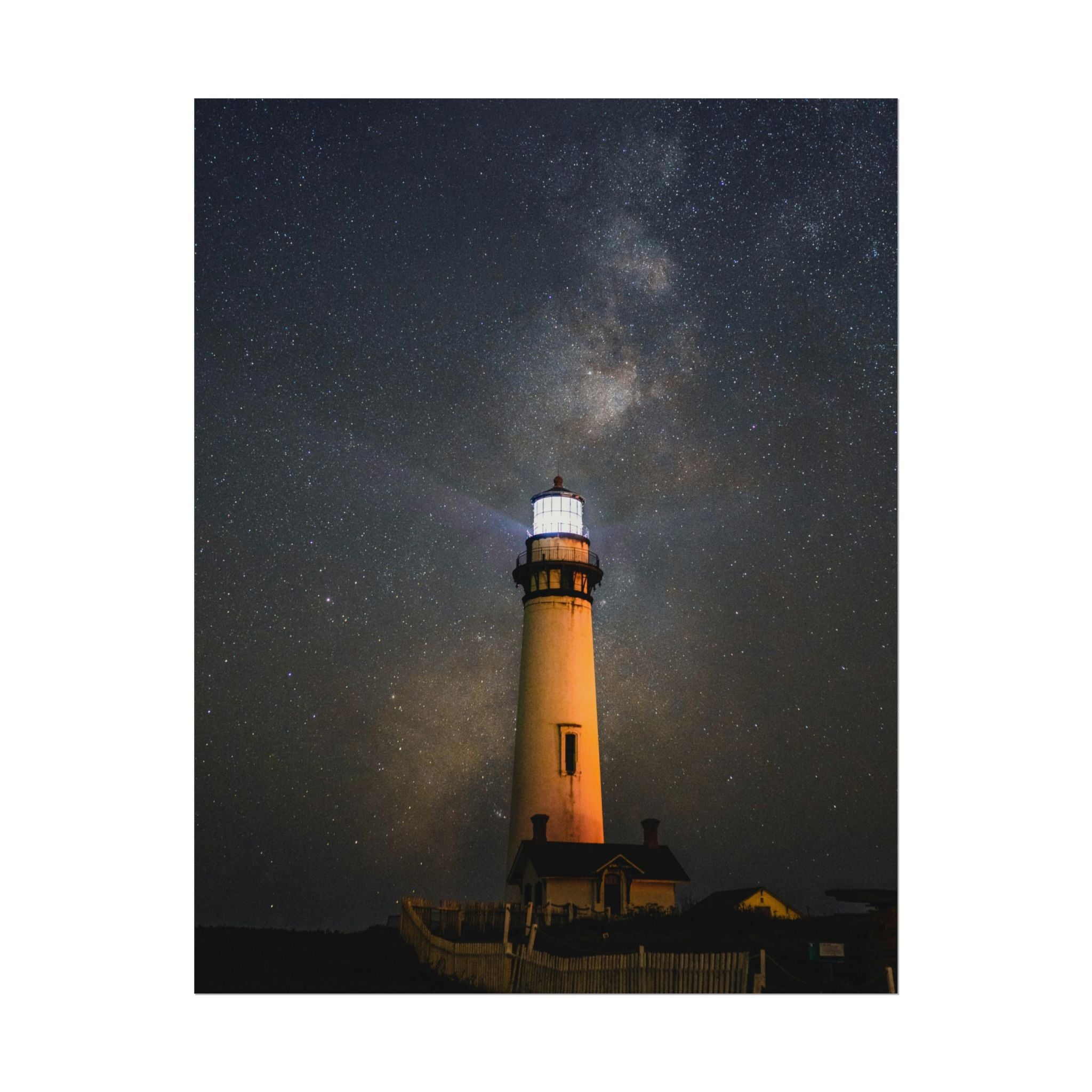 lighthouse-on-rock-poster-print-coastal-wall-art-nautical-decor-beach-house-decoration-seaside-wall