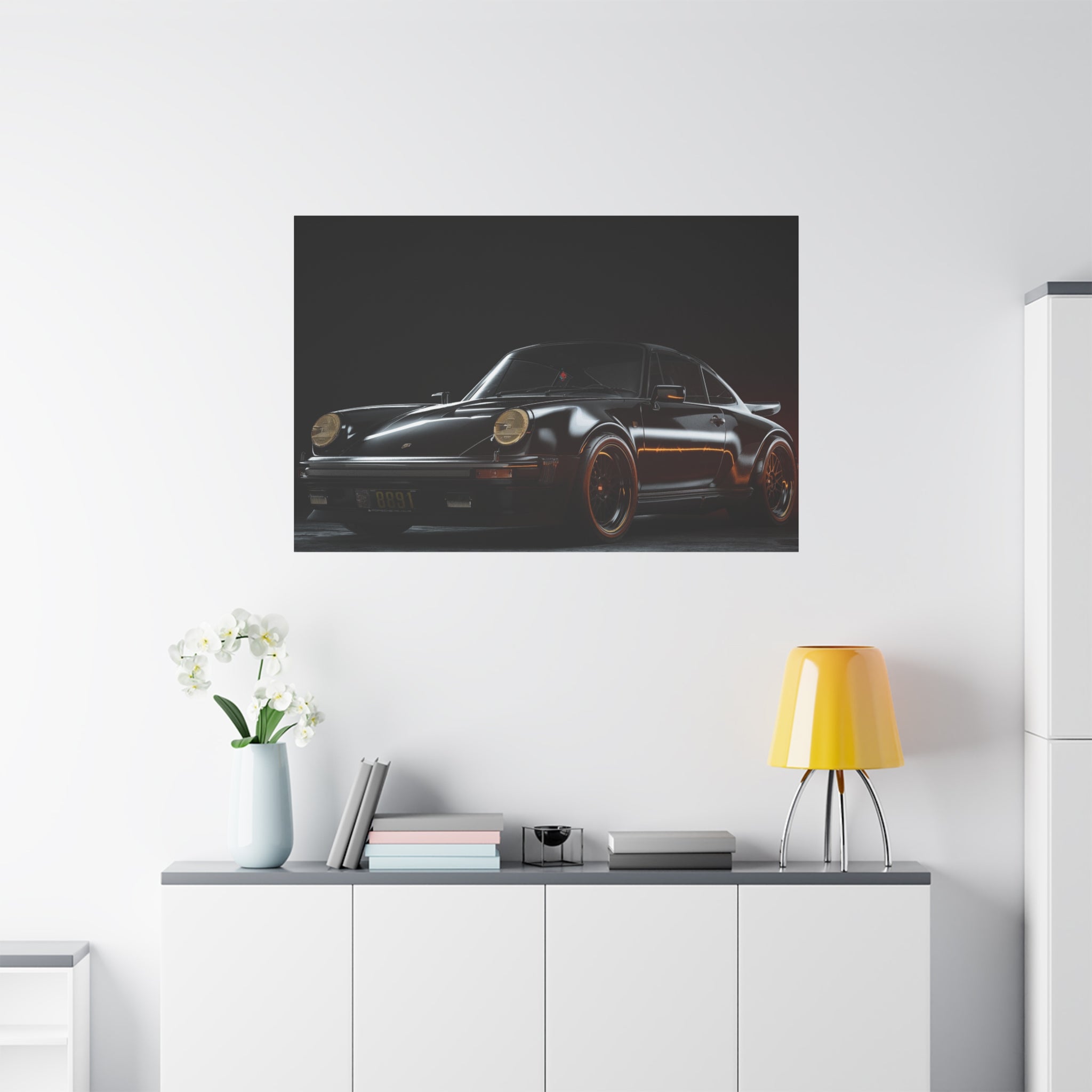 canvas-print-wall-art-porsche-911-red-gt3r-red-supercar-poster-matte-canvas-decor-stretched-large-canvas-wall-art-hypercars