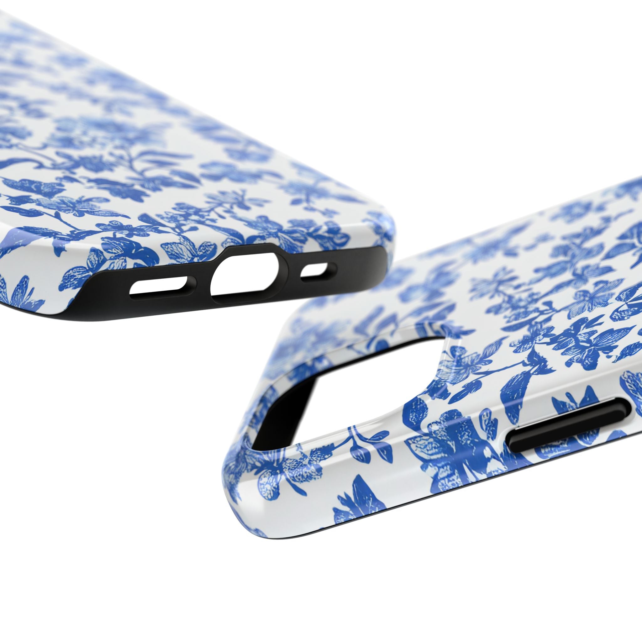 french-toile-floral-tough-iphone-case-blue-iphone-cover-protective-iphone-case-hard-shell-iphone-case-vintage-design-phone-ca