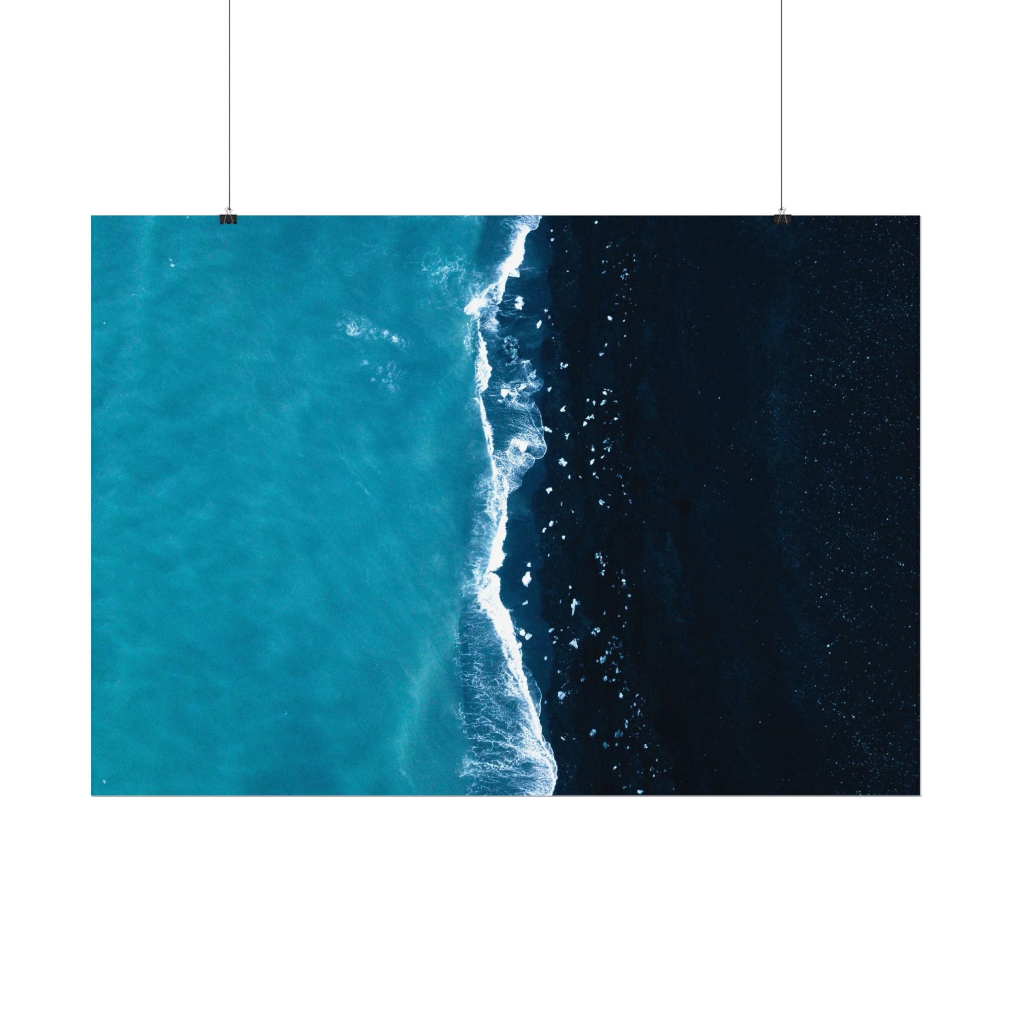 ocean-minimalist-decor-poster-print-beach-wall-art-coastal-photography-blue-ocean-print-sand-landscape-home-office-decoration