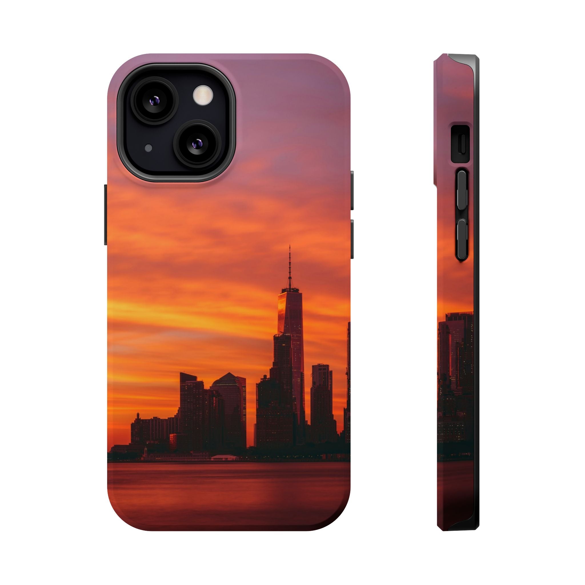 sunset-nyc-cityscape-magnetic-tough-case-durable-phone-protector-new-york-tough-case-gift-for-photographers-urban-aesthetic