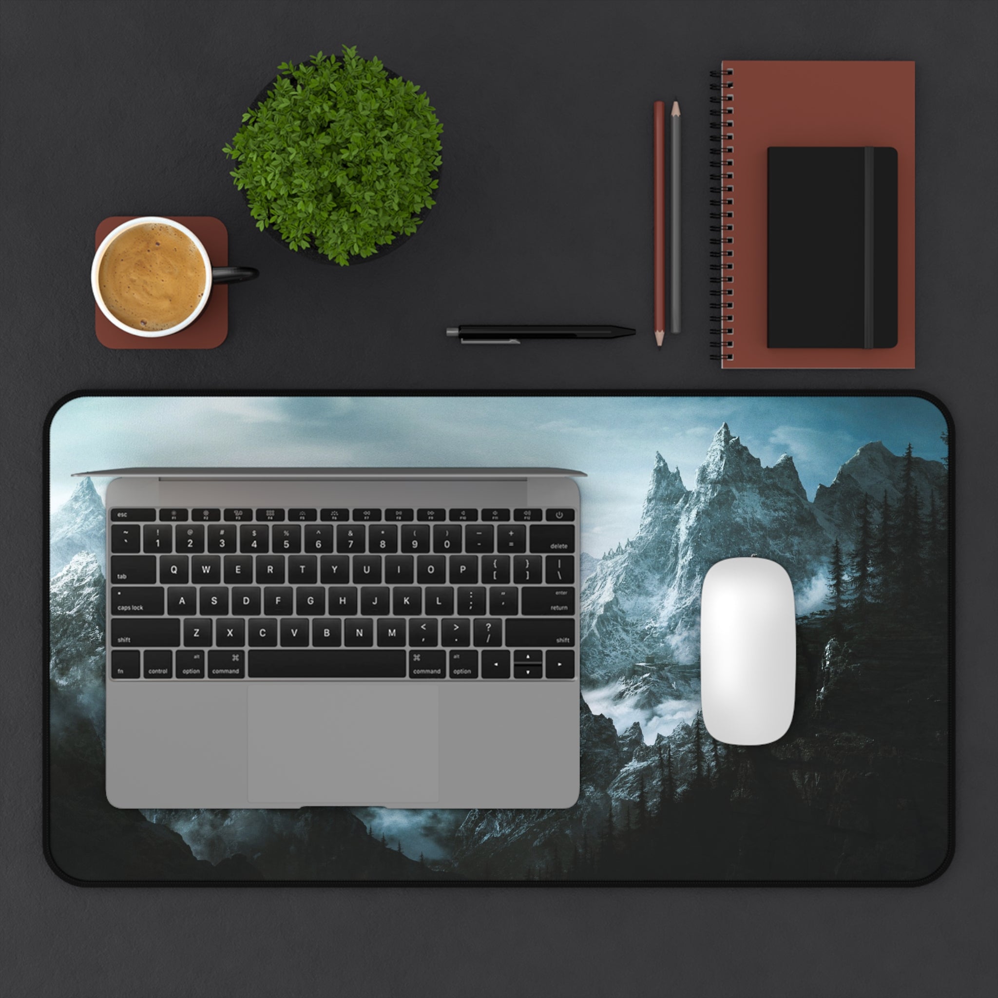 skyrim-cat-deskpad-the-elder-scrolls-oblivion-mousepad-scenery-gaming-desk-mat-dragon-and-viking-warrior-desk-