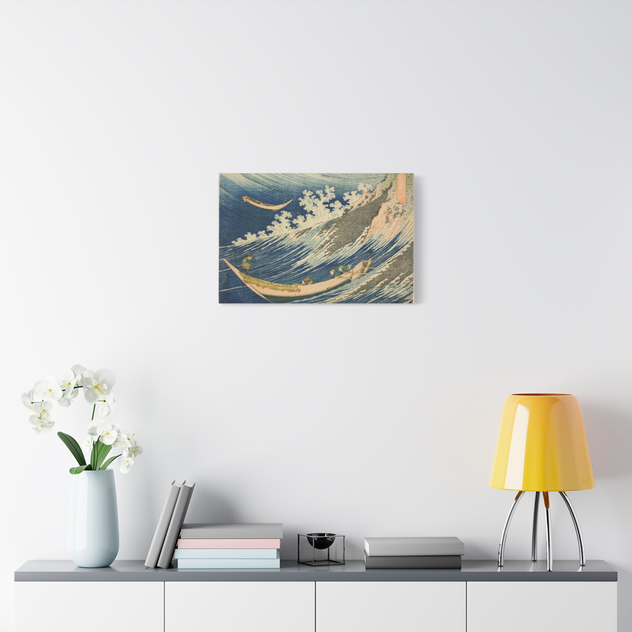 canvas-print-katsushika-hokusai-art-fishing-boats-at-choshi-in-shimosa-japanese-art-decor-japanese-wall-art-traditional-japan