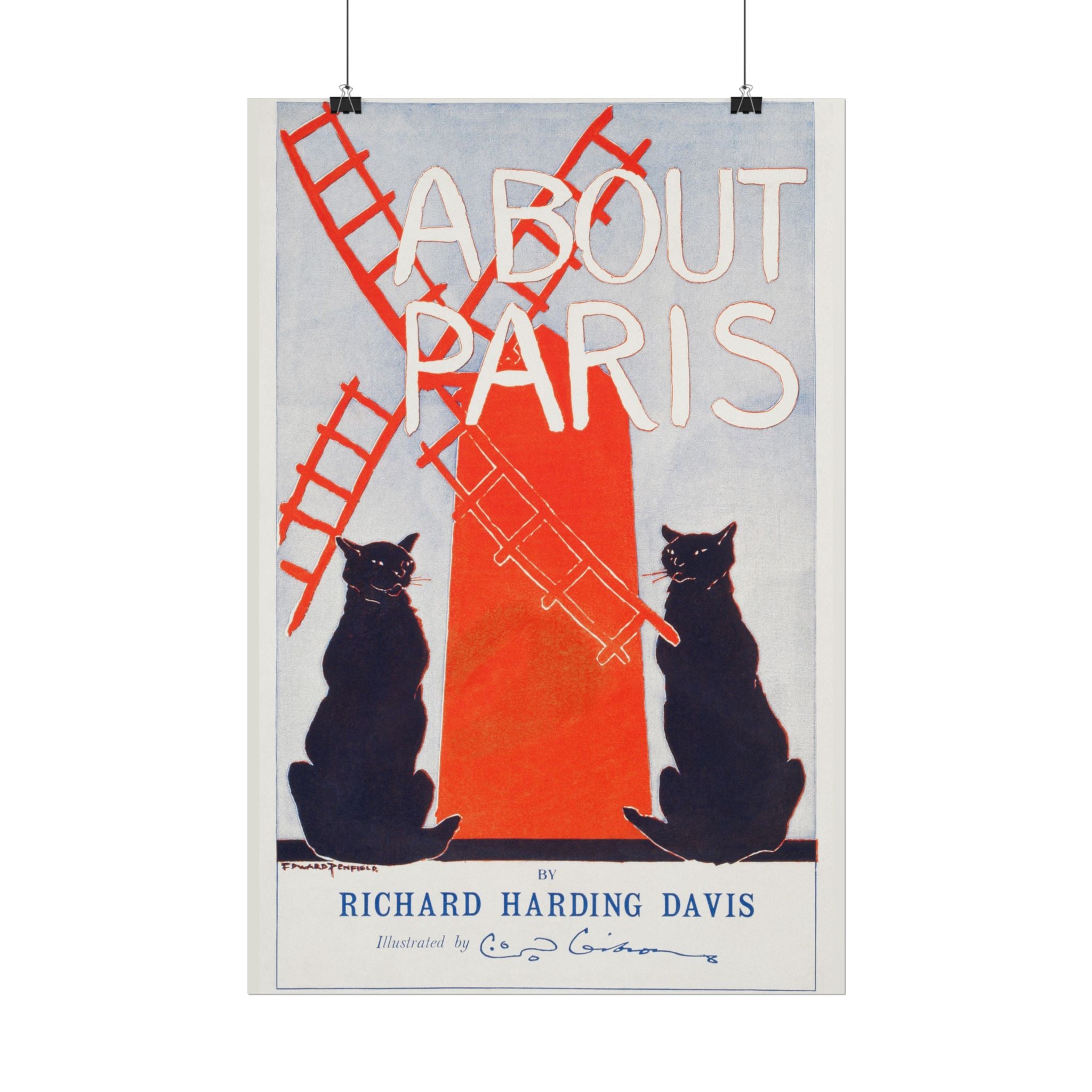 poster-print-paris-decor-by-edward-penfield-rolled-poster-fine-art-black-cats-living-room-home-decor-parisian-illustration-po