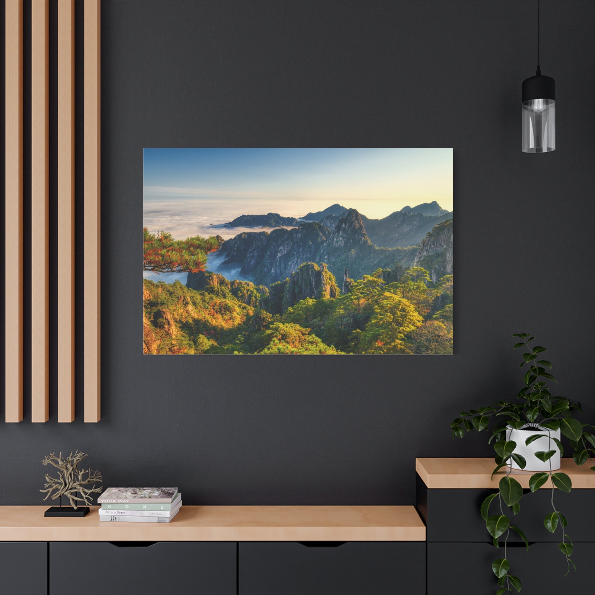 canvas-wall-art-mountain-sunrise-print-mountain-landscape-decor-matte-stretched-forest-scenery-nature-poster-home-office