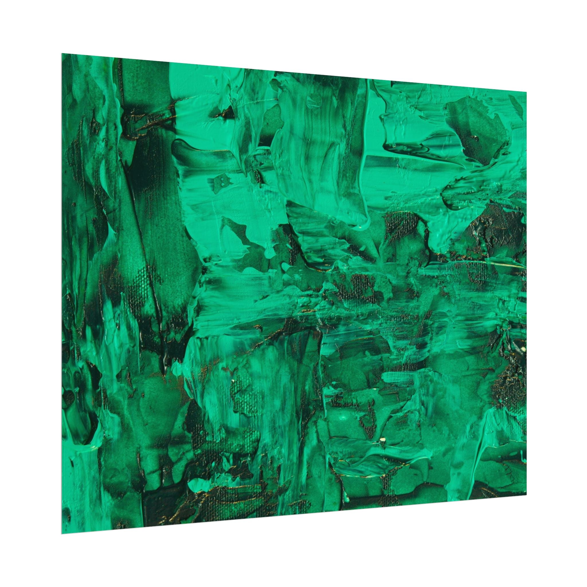 Abstract Green Poster Wall Art, Home Decor, Office Decor, Green Canvas Bedroom, Green Poster Print, Modern Art, Green Wall Decor