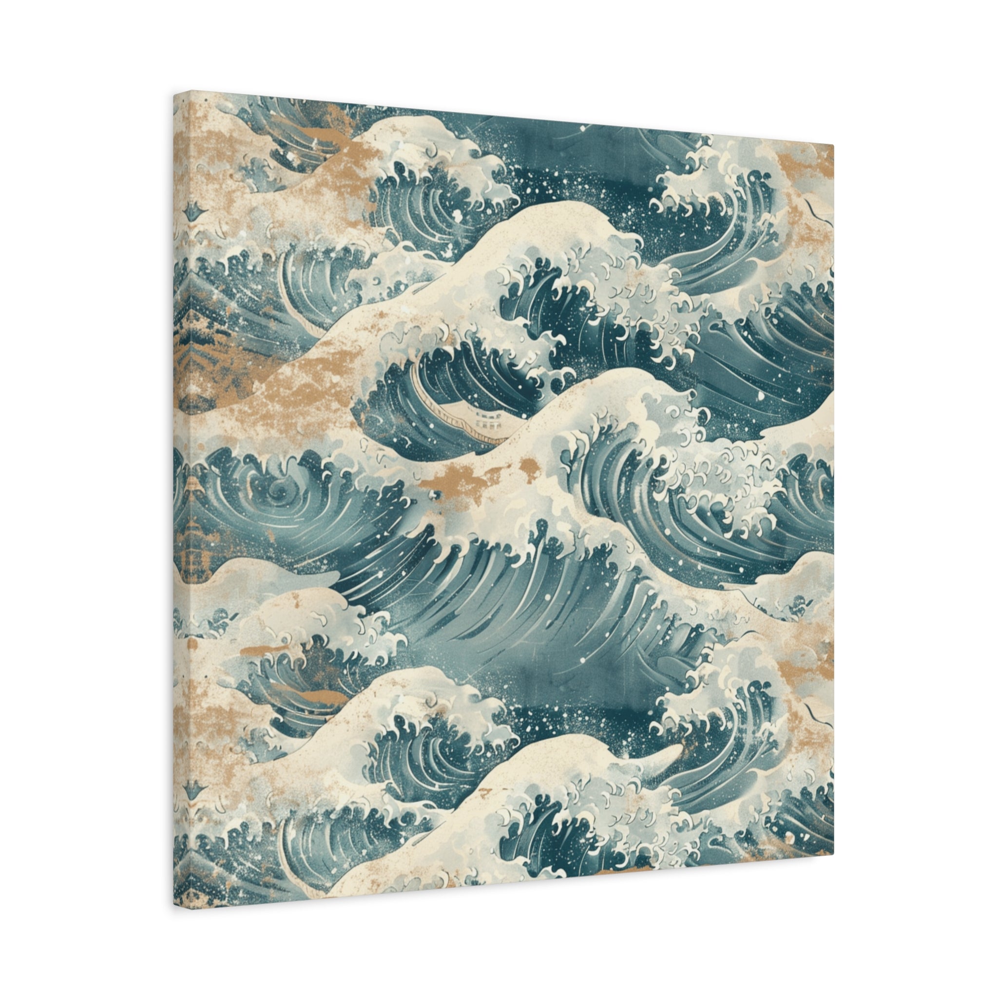 canvas-print-vintage-wave-pattern-japanese-style-colorful-wall-art-home-decor-stretched-matte-canvas-unique-gift-idea-office-