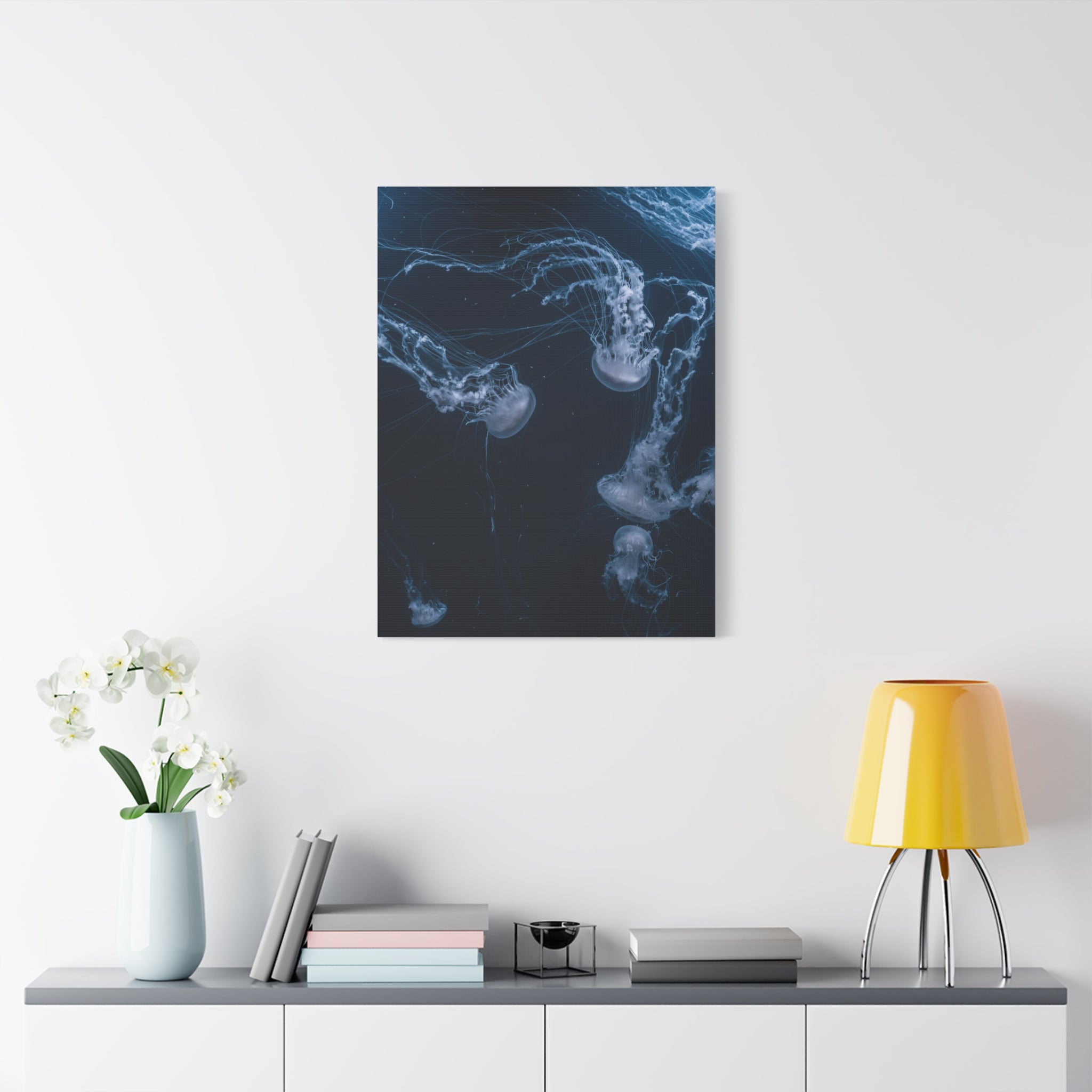 canvas-print-jellyfish-wall-art-wall-hanging-matte-canvas-ocean-life-deep-ocean-decor-home-decor-housewarming-gift