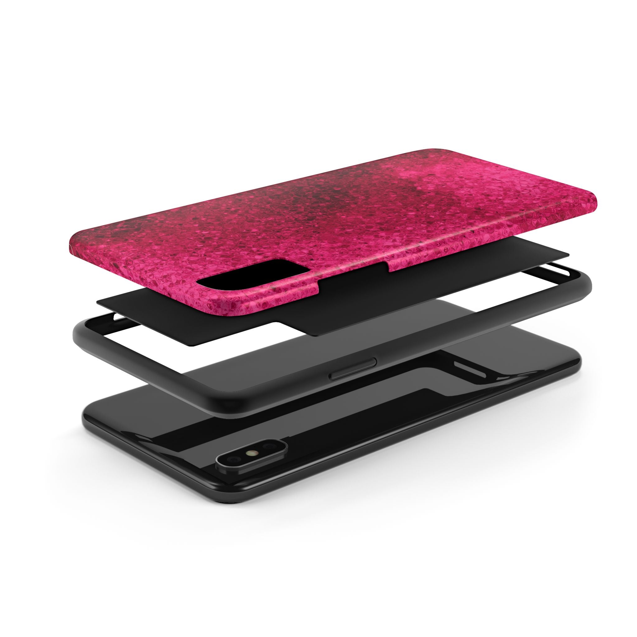 glittery-pink-barbie-iphone-tough-cases-girly-phone-covers-protective-smartphone-cases-iphone-15-16-pro-max-trendy-pink-phone