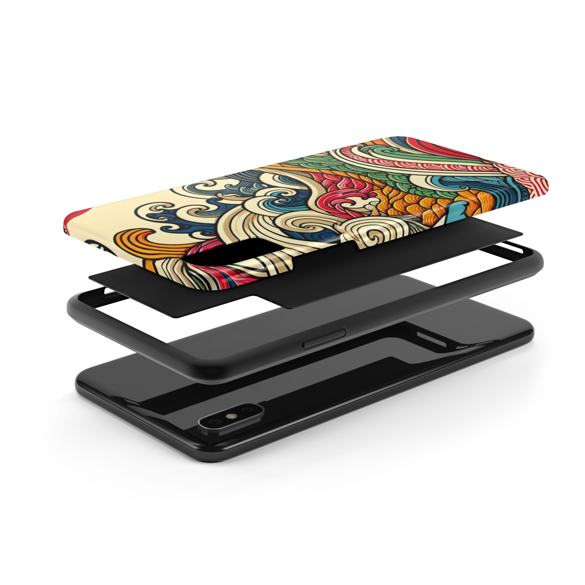 japanese-wave-art-tough-phone-case-protective-iphone-cover-unique-asian-design-gift-for-him-gift-for-her-christmas-gift